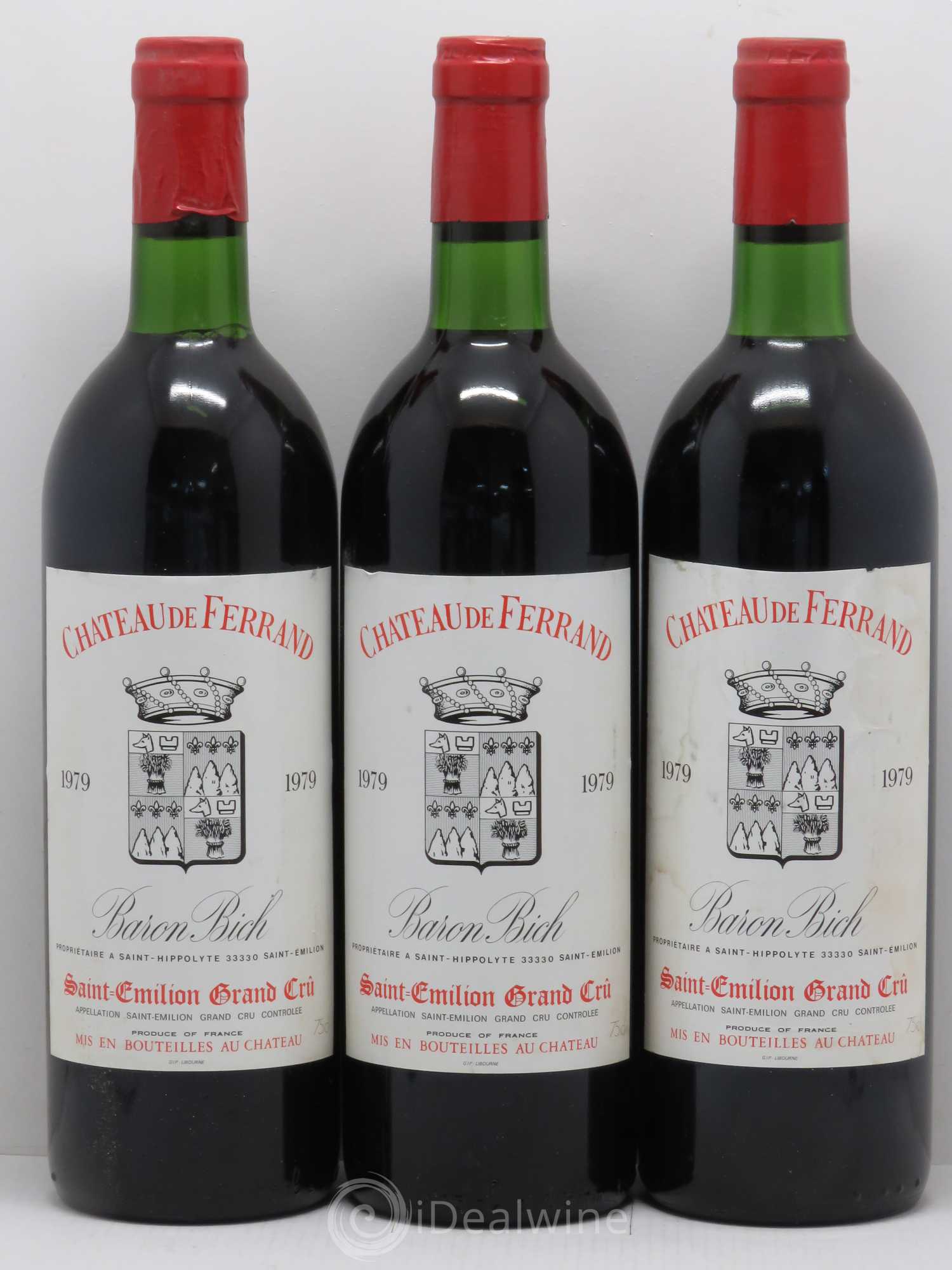 Château de Ferrand Grand Cru Classé 1979 - Lot de 6 bouteilles - 2