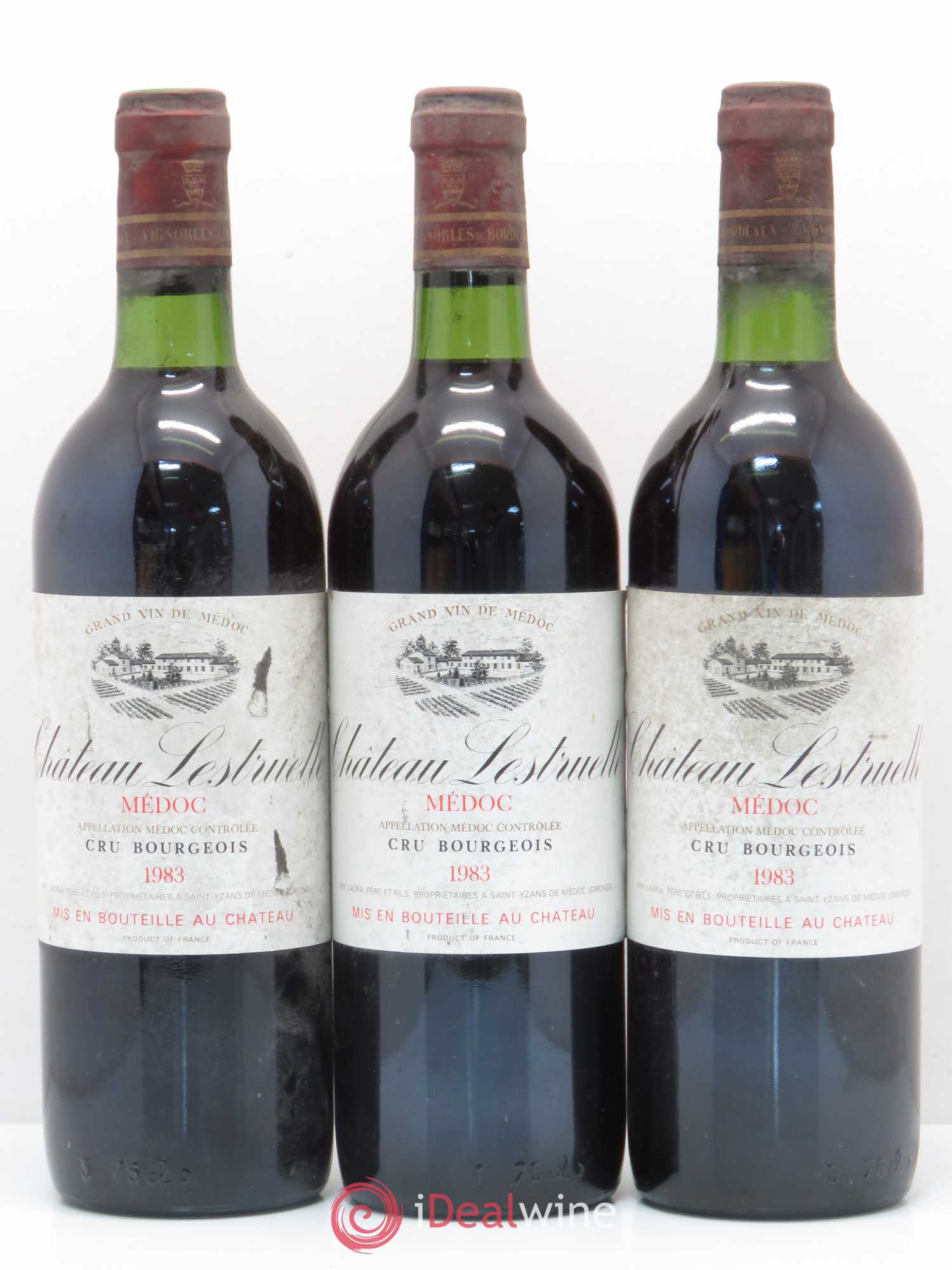 Médoc Château Lestruelle 1983 - Posten von 6 Flaschen - 1