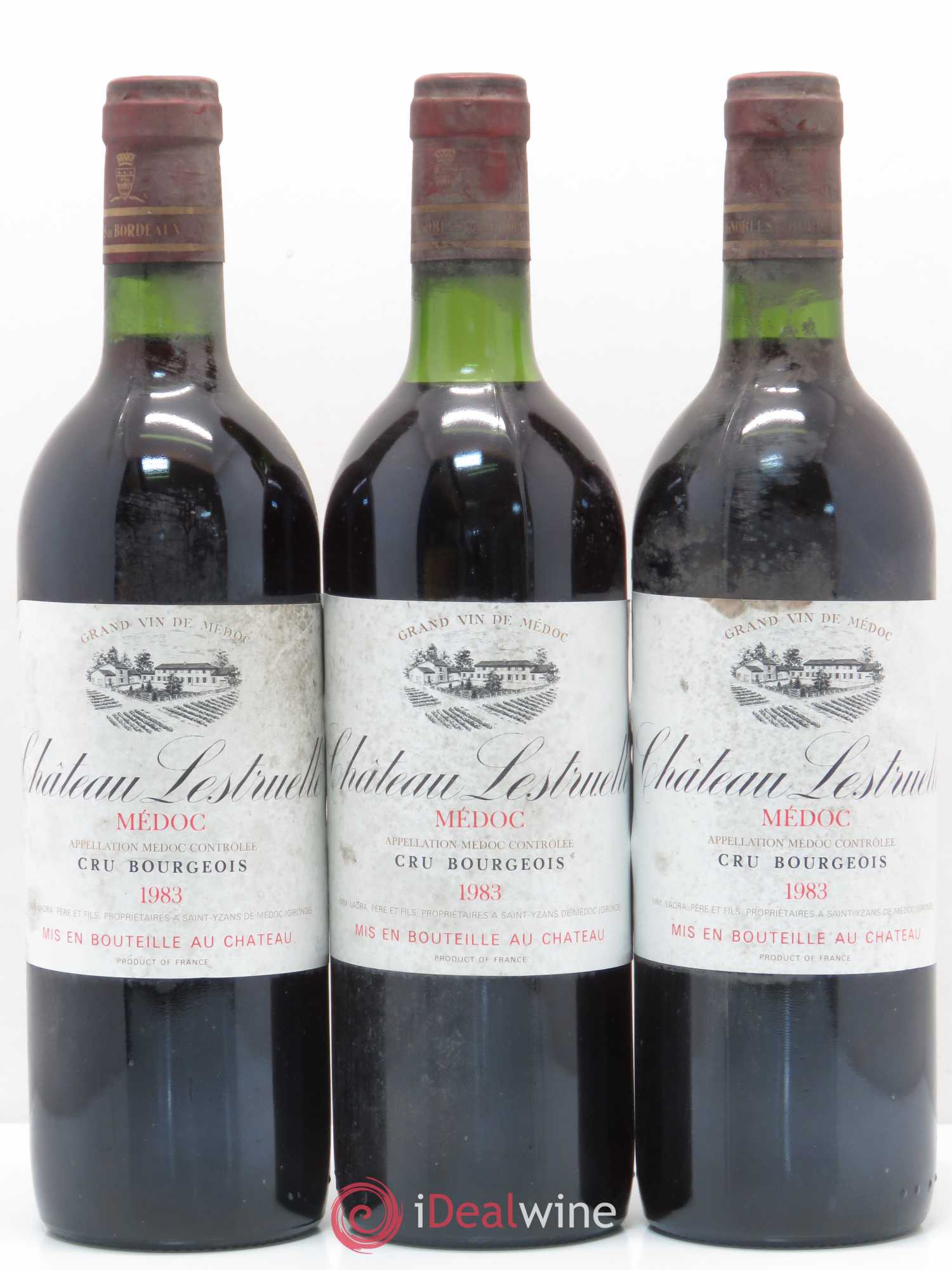 Médoc Château Lestruelle 1983 - Posten von 6 Flaschen - 2