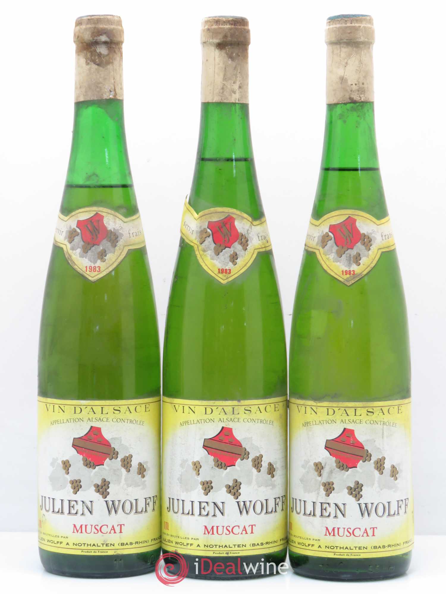 Muscat Julien Wolf 1983 - Posten von 3 Flaschen - 0