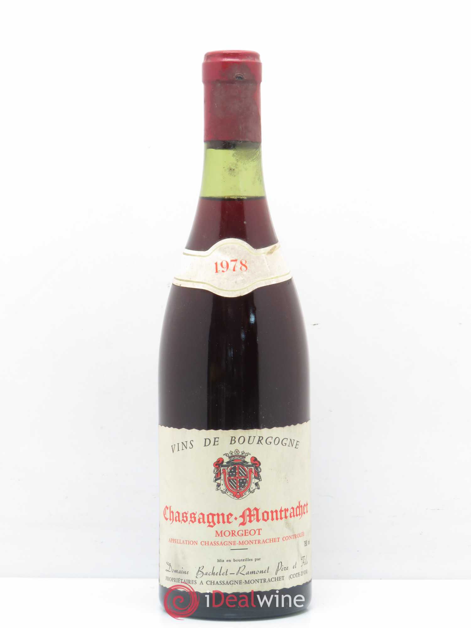 Chassagne-Montrachet 1er Cru Morgeot Bachelet-Ramonet 1978 - Lot de 1 bouteille - 0