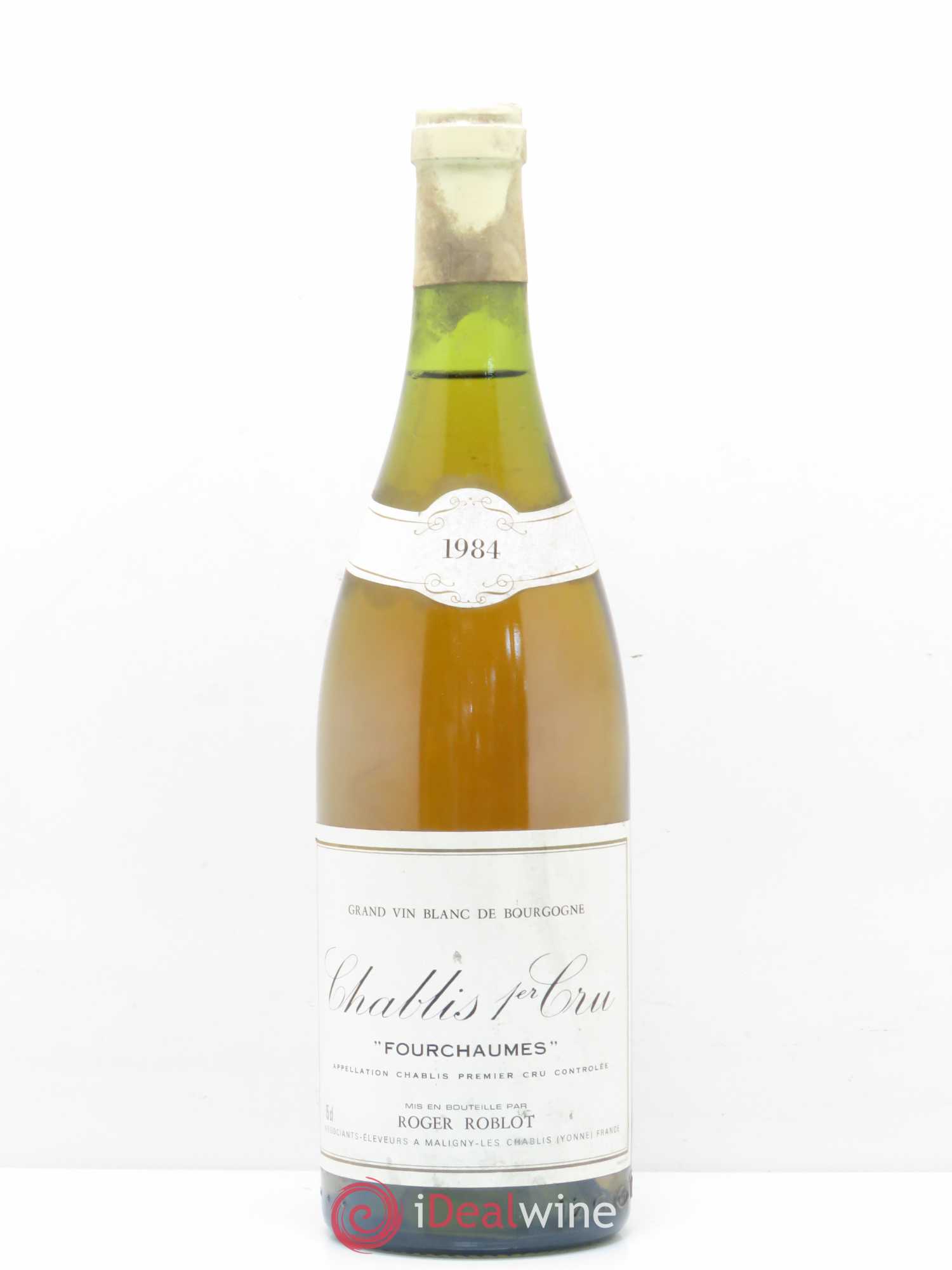 Chablis 1er Cru Fourchaume Roger Roblot 1984 - Posten von 1 Flasche - 0