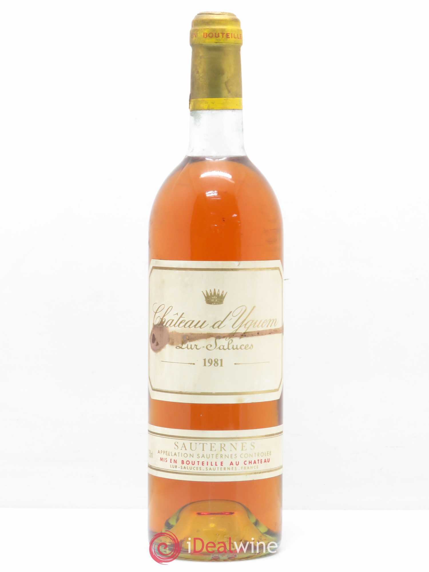 Château d' Yquem 1er Cru Classé Supérieur 1981 - Lotto di 1 bottiglia - 0