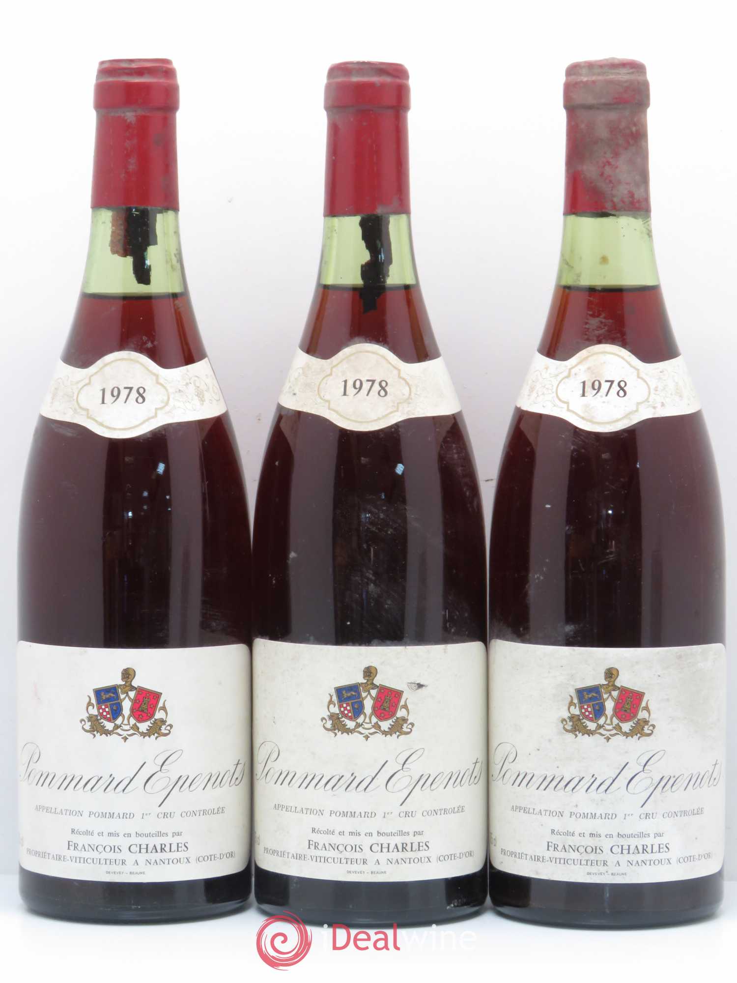 Pommard 1er Cru Les Epenots François Charles 1978 - Posten von 3 Flaschen - 0