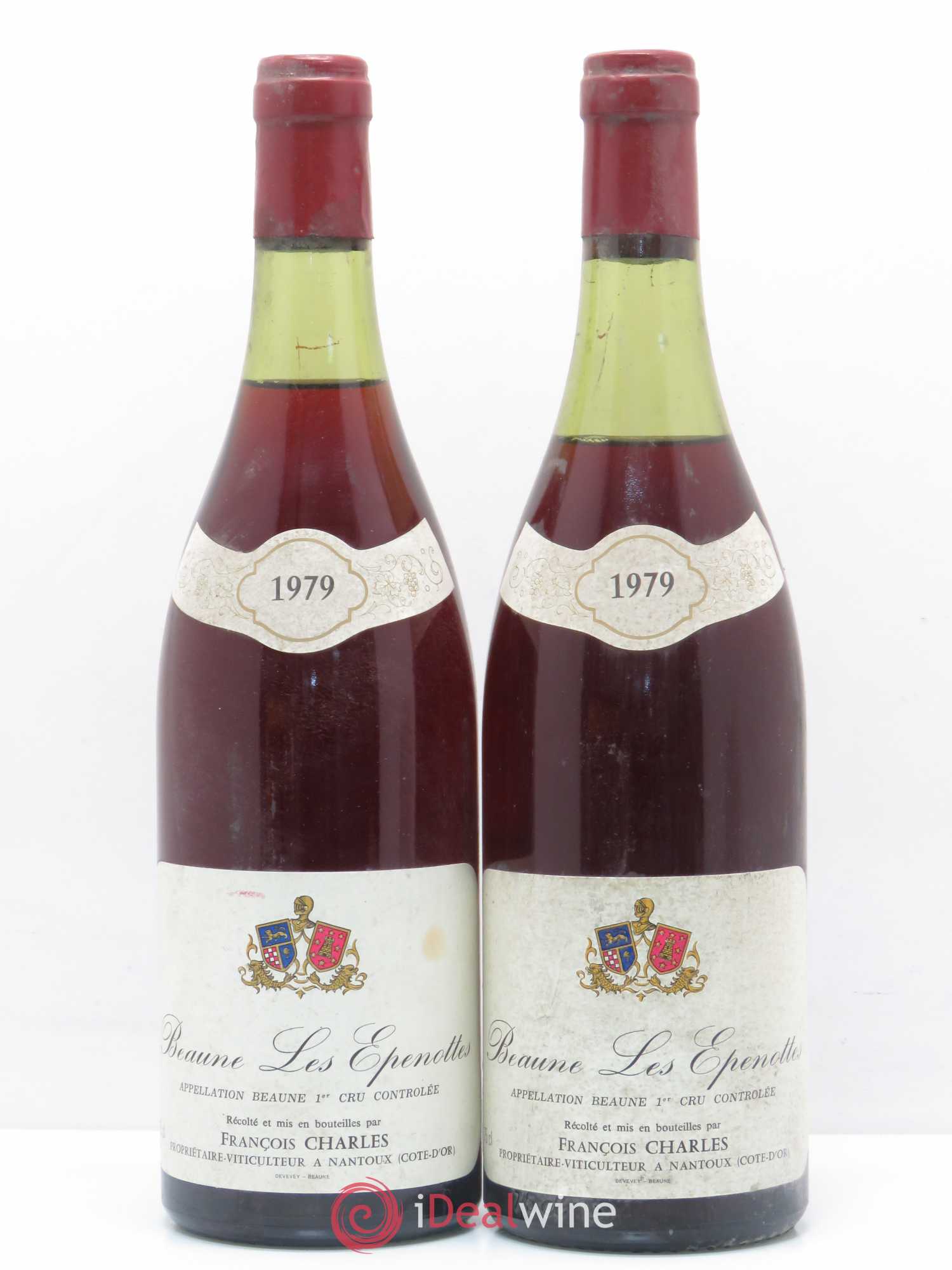 Beaune 1er Cru Les Epenottes François Charles 1979 - Posten von 2 Flaschen - 0