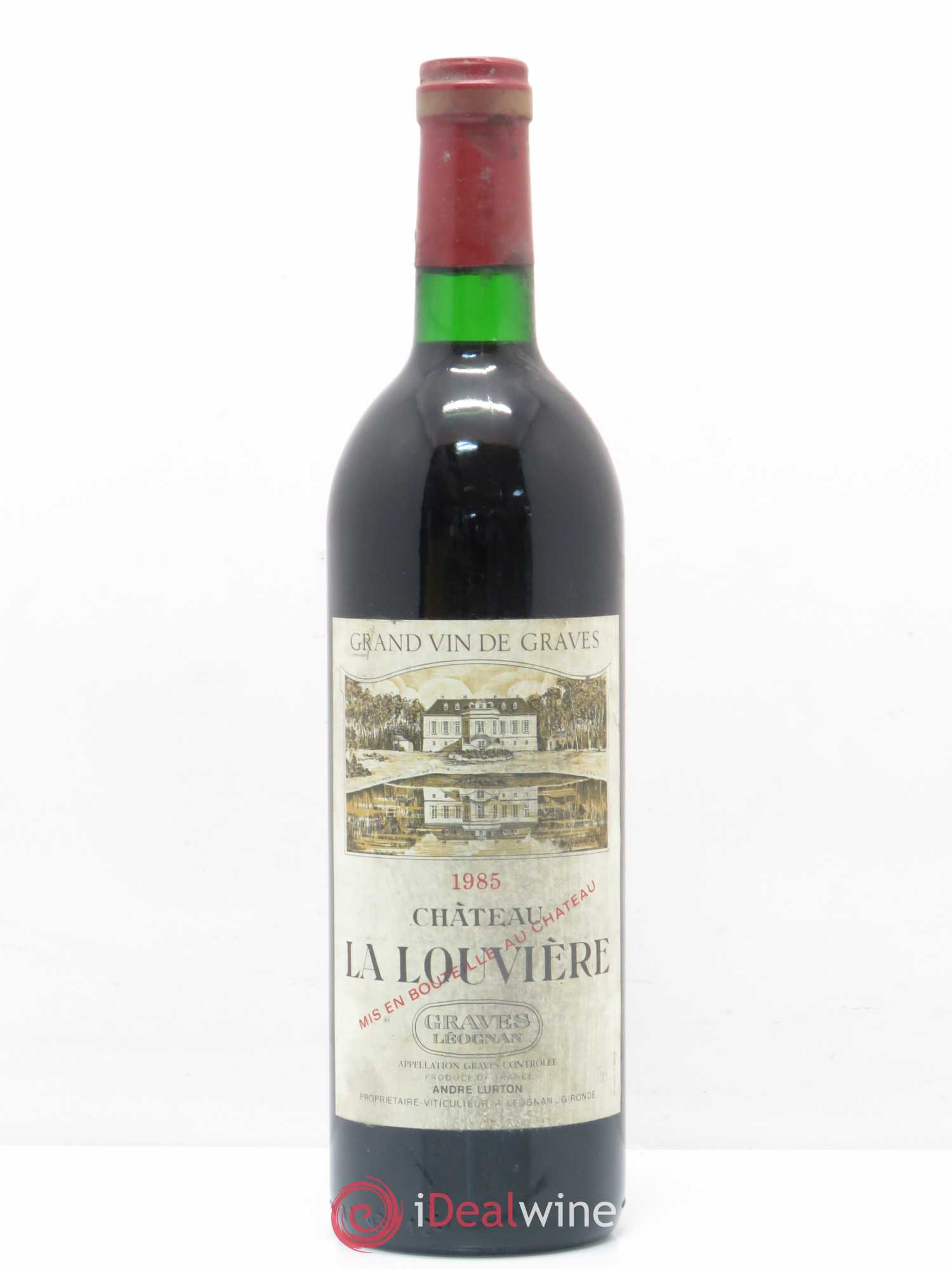 Château la Louvière 1985 - Lot de 1 bouteille - 0