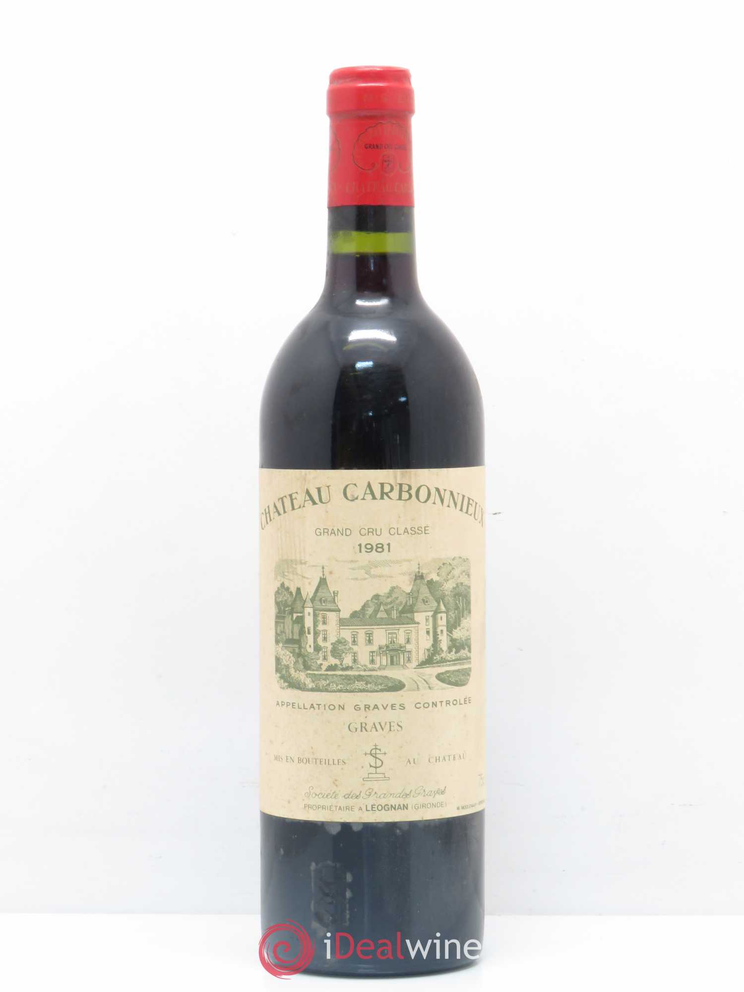 Château Carbonnieux Cru Classé de Graves 1981 - Lot de 1 bouteille - 0