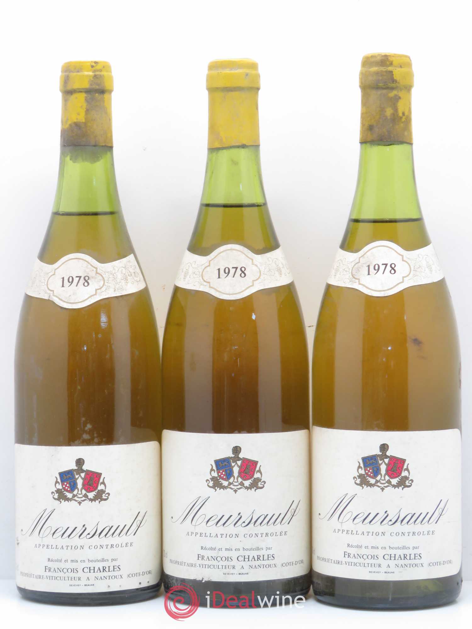 Meursault Francois Charles 1978 - Posten von 3 Flaschen - 0