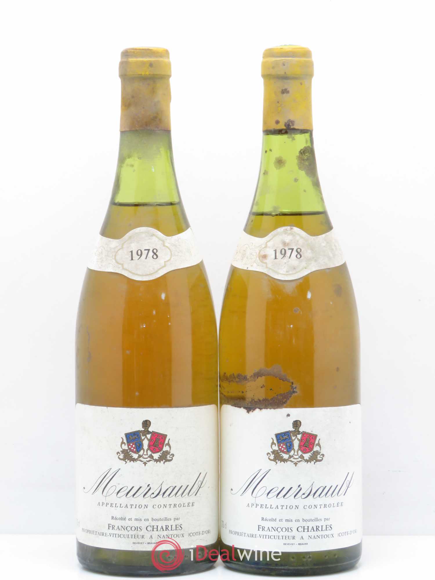 Meursault Francois Charles 1978 - Lotto di 2 bottiglie - 0