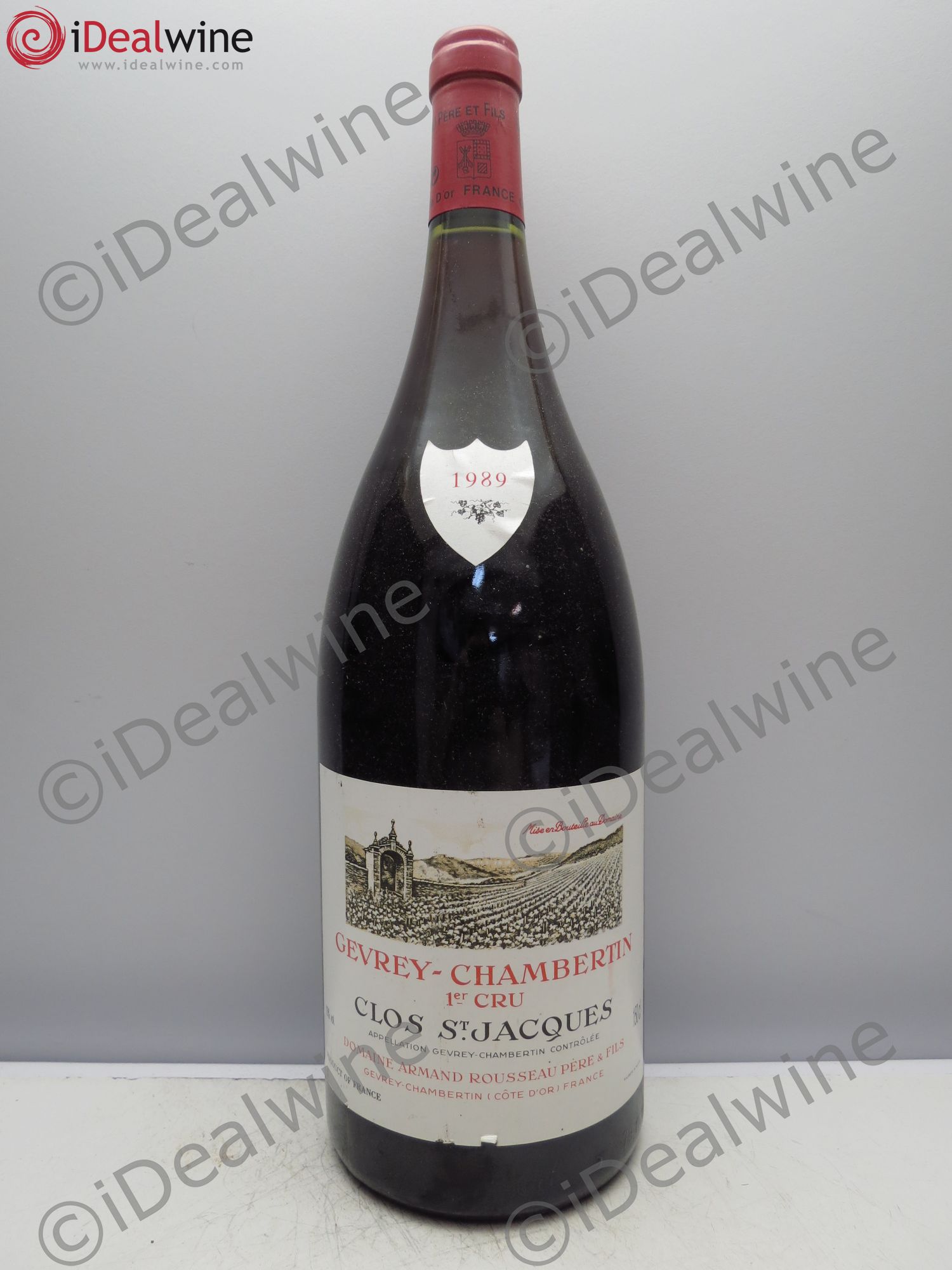 Gevrey-Chambertin 1er Cru Clos Saint-Jacques Armand Rousseau (Domaine) 1989 - Lot de 1 magnum - 0