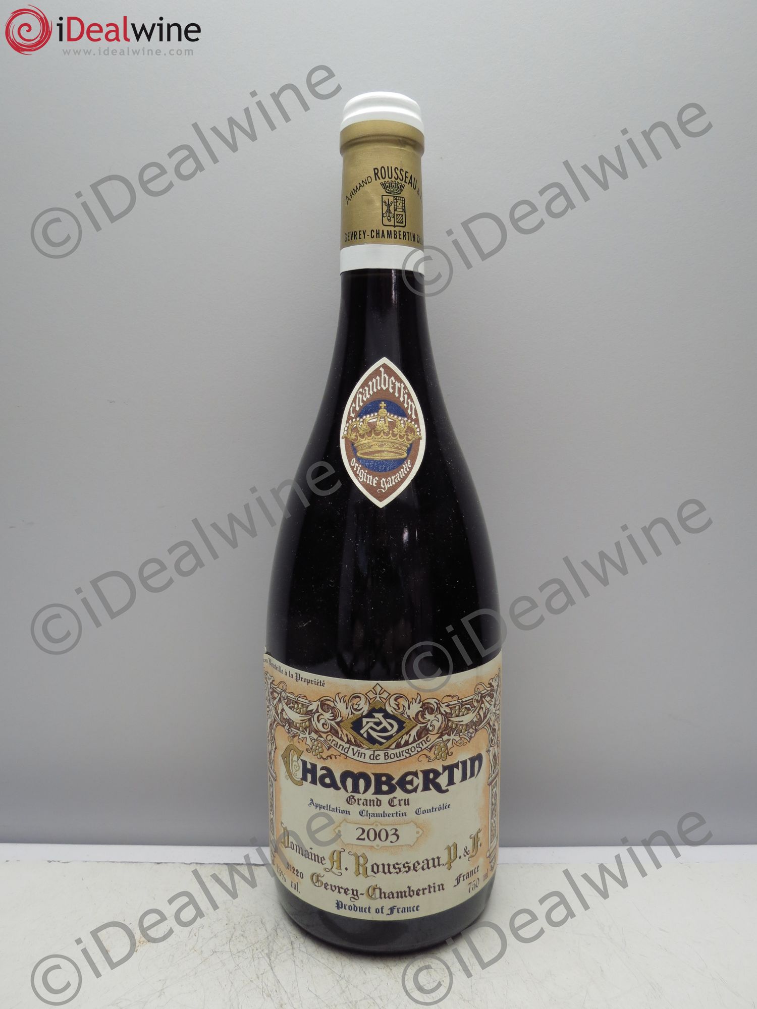 Chambertin Grand Cru Armand Rousseau (Domaine) 2003 - Lot de 1 bouteille - 0