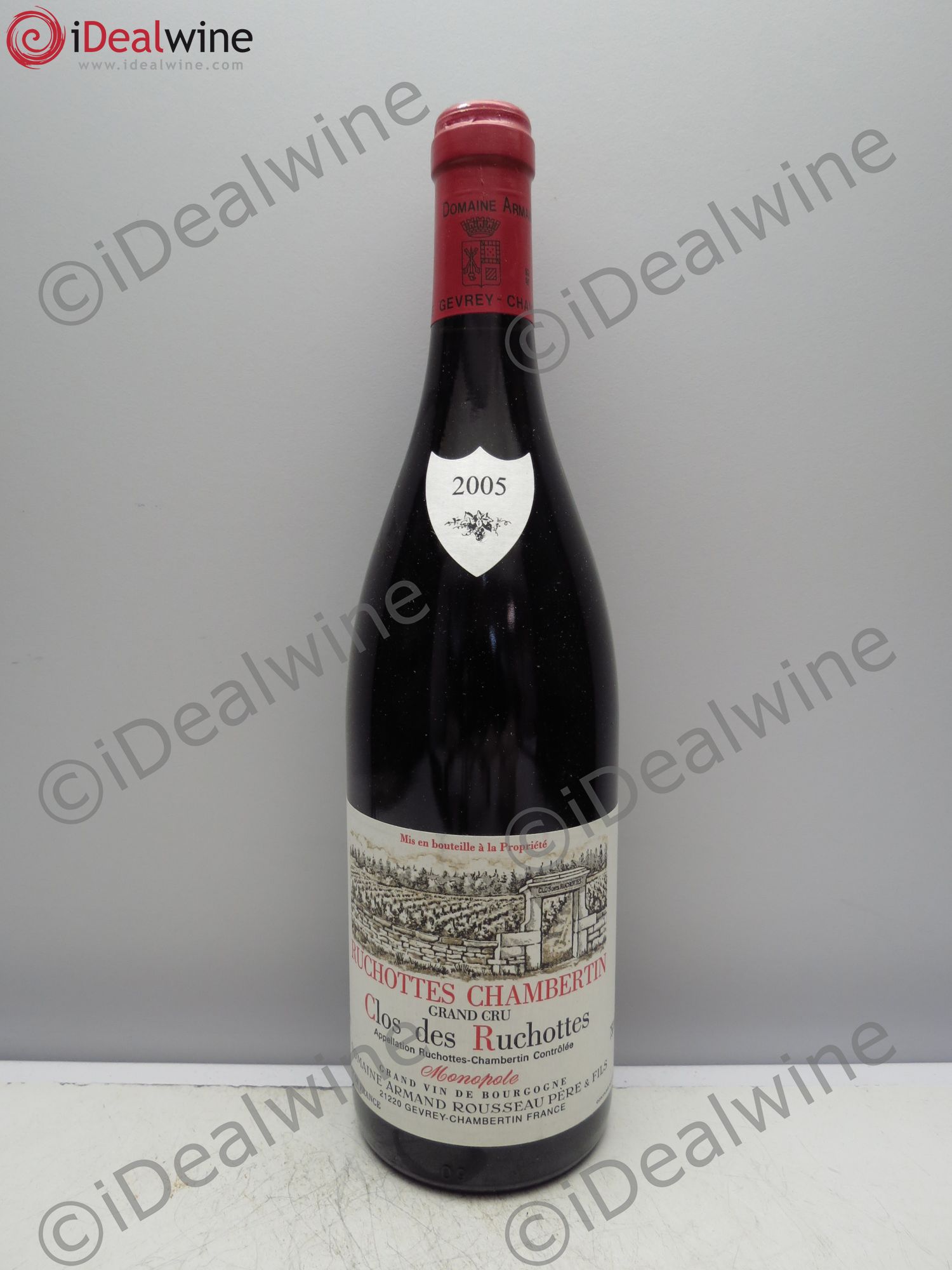 Ruchottes-Chambertin Grand Cru Clos des Ruchottes Armand Rousseau (Domaine) 2005 - Lot de 1 bouteille - 0