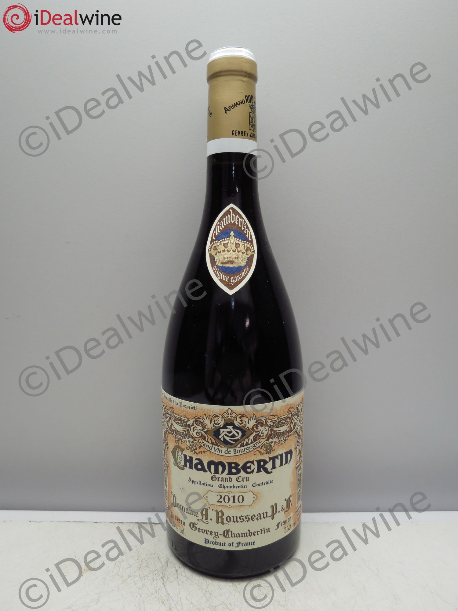 Chambertin Grand Cru Armand Rousseau (Domaine) 2010 - Lot de 1 bouteille - 0