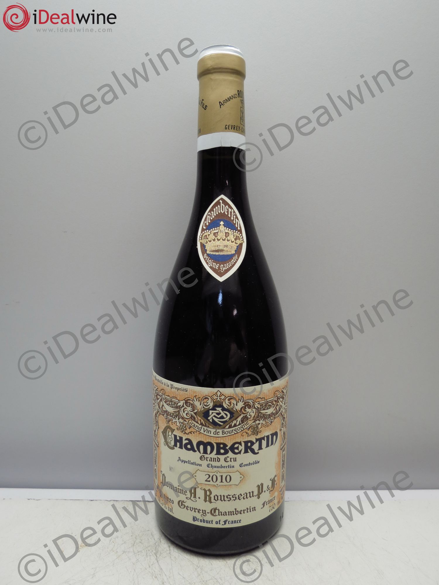 Chambertin Grand Cru Armand Rousseau (Domaine) 2010 - Lot de 1 bouteille - 0