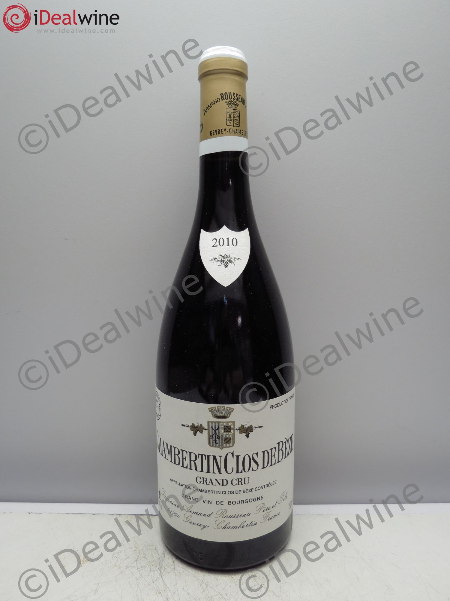 Chambertin Clos de Bèze Grand Cru Armand Rousseau (Domaine) 2010 - Lot de 1 bouteille - 0