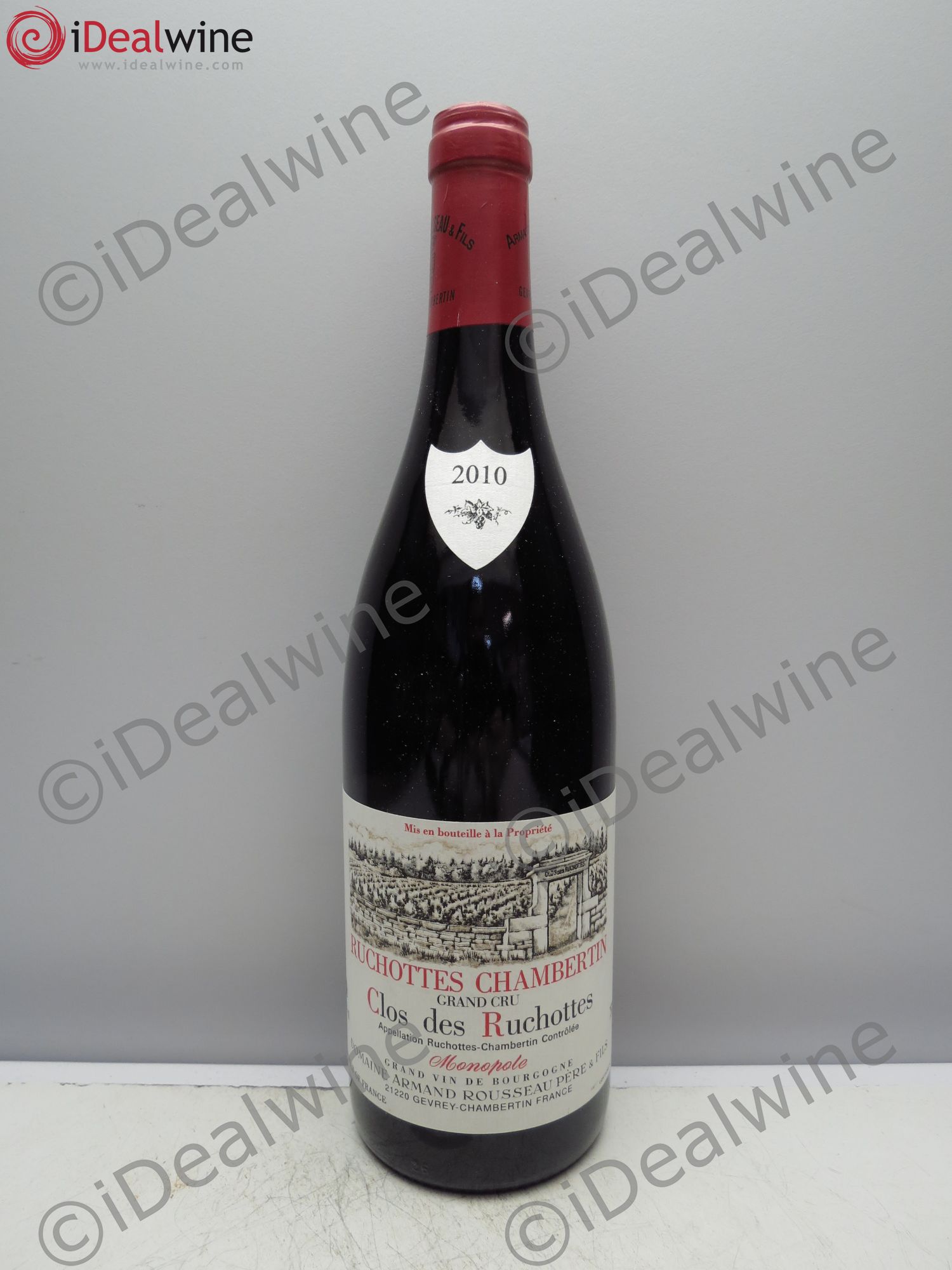 Ruchottes-Chambertin Grand Cru Clos des Ruchottes Armand Rousseau (Domaine) 2010 - Lot de 1 bouteille - 0