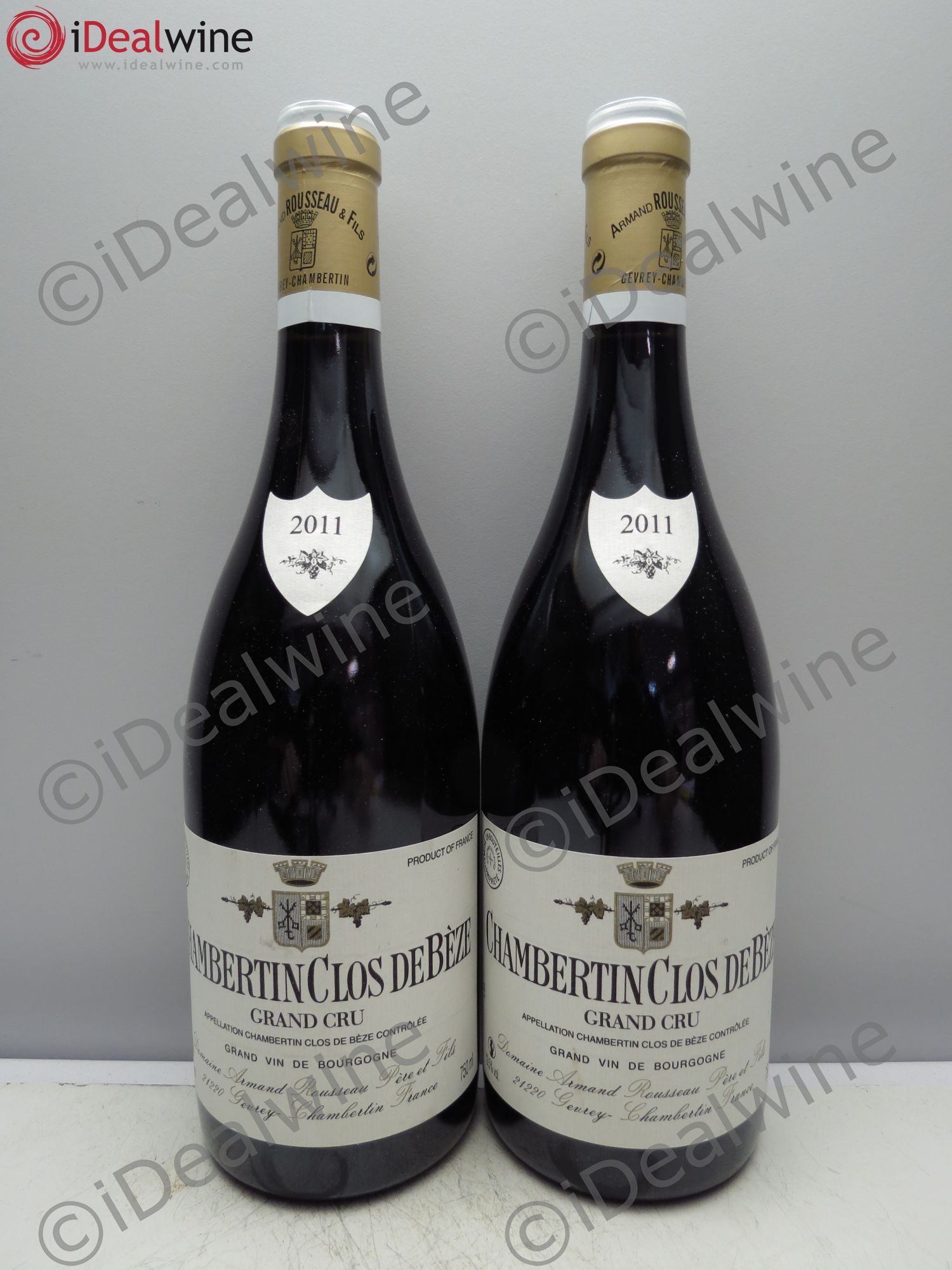 Chambertin Clos de Bèze Grand Cru Armand Rousseau (Domaine) 2011 - Lot de 2 bouteilles - 0