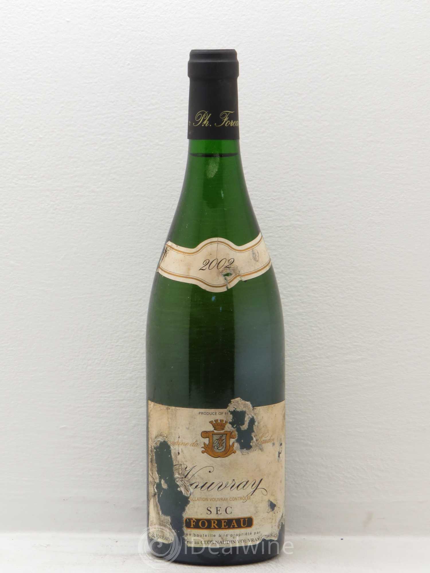 Vouvray Sec Clos Naudin - Philippe Foreau 2002 - Lot de 1 bouteille - 0