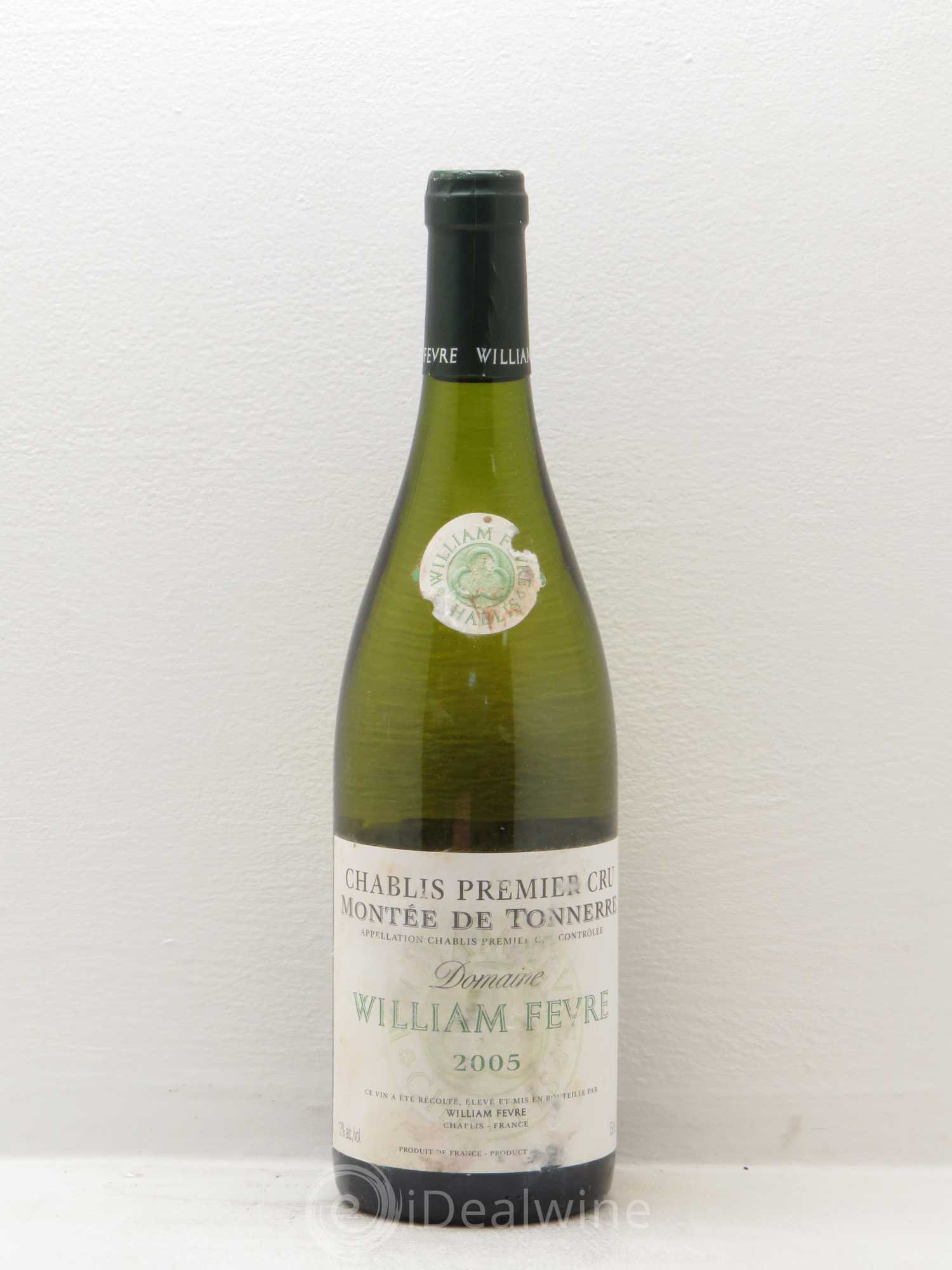 Chablis 1er Cru Montée de Tonnerre William Fèvre 2005 - Lot de 1 bouteille - 0