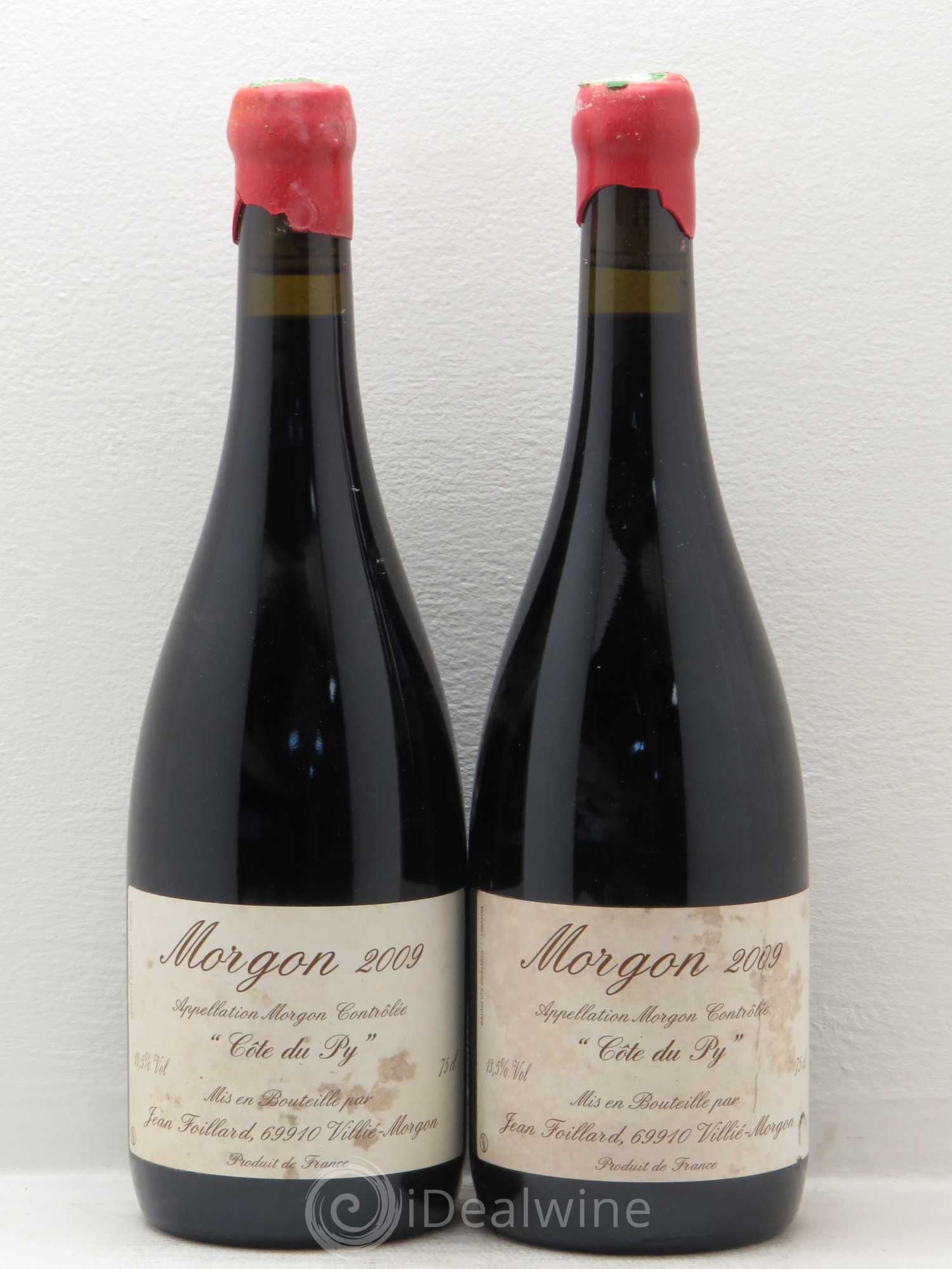 Morgon Côte du Py Jean Foillard 2009 - Posten von 2 Flaschen - 0