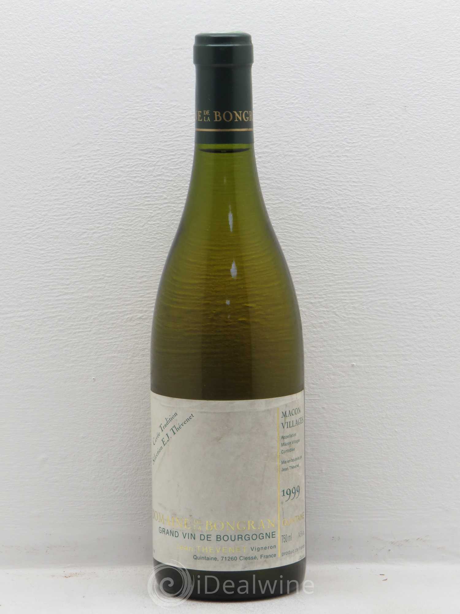 Mâcon Villages Quintaine Cuvee Tradition Jean Thevenet 1999 - Posten von 1 Flasche - 0