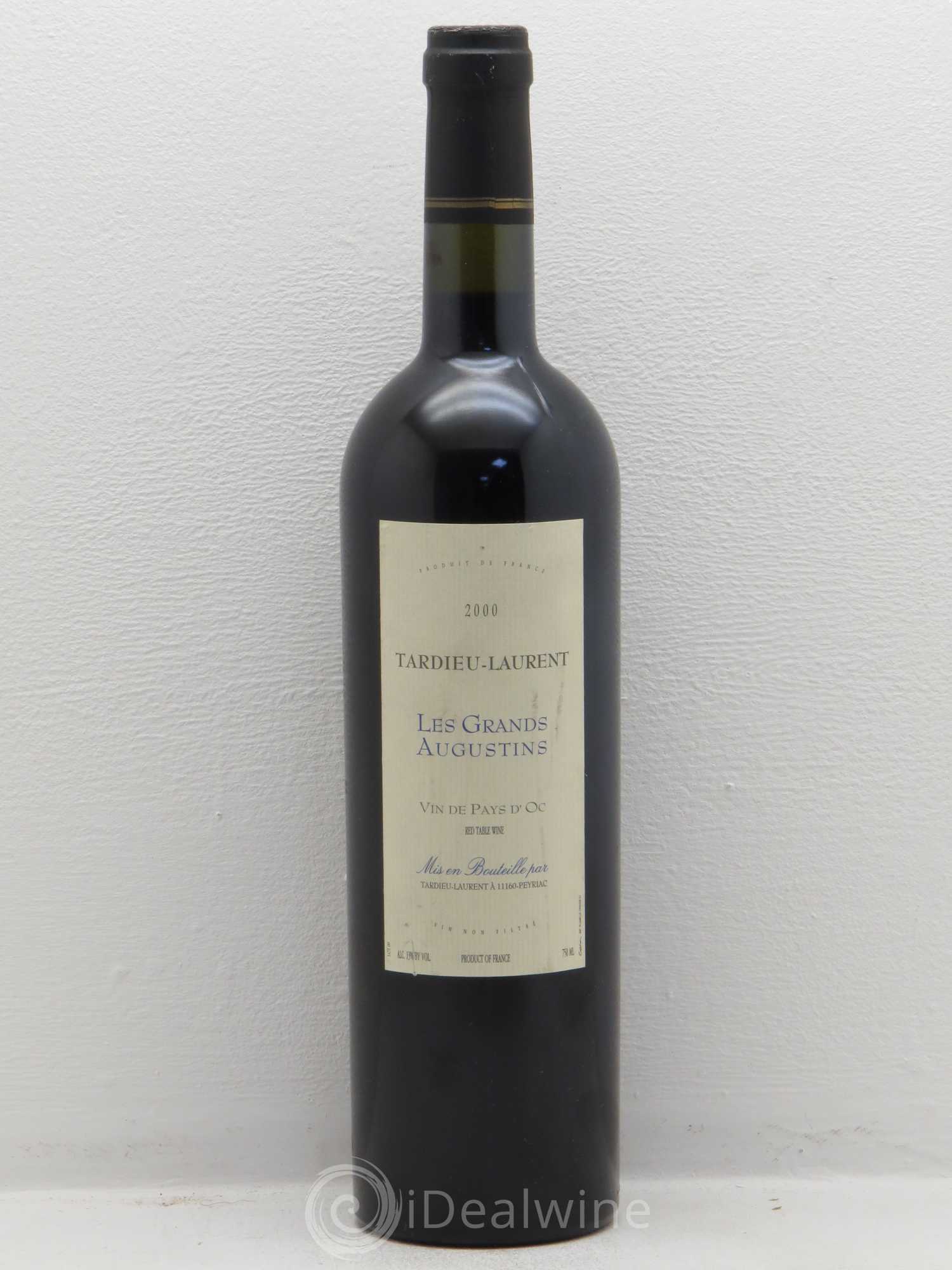 Languedoc Vin de pays d'Oc Les Grands Augustins Tardieu-Laurent (sans prix de réserve) 2000 - Posten von 1 Flasche - 0