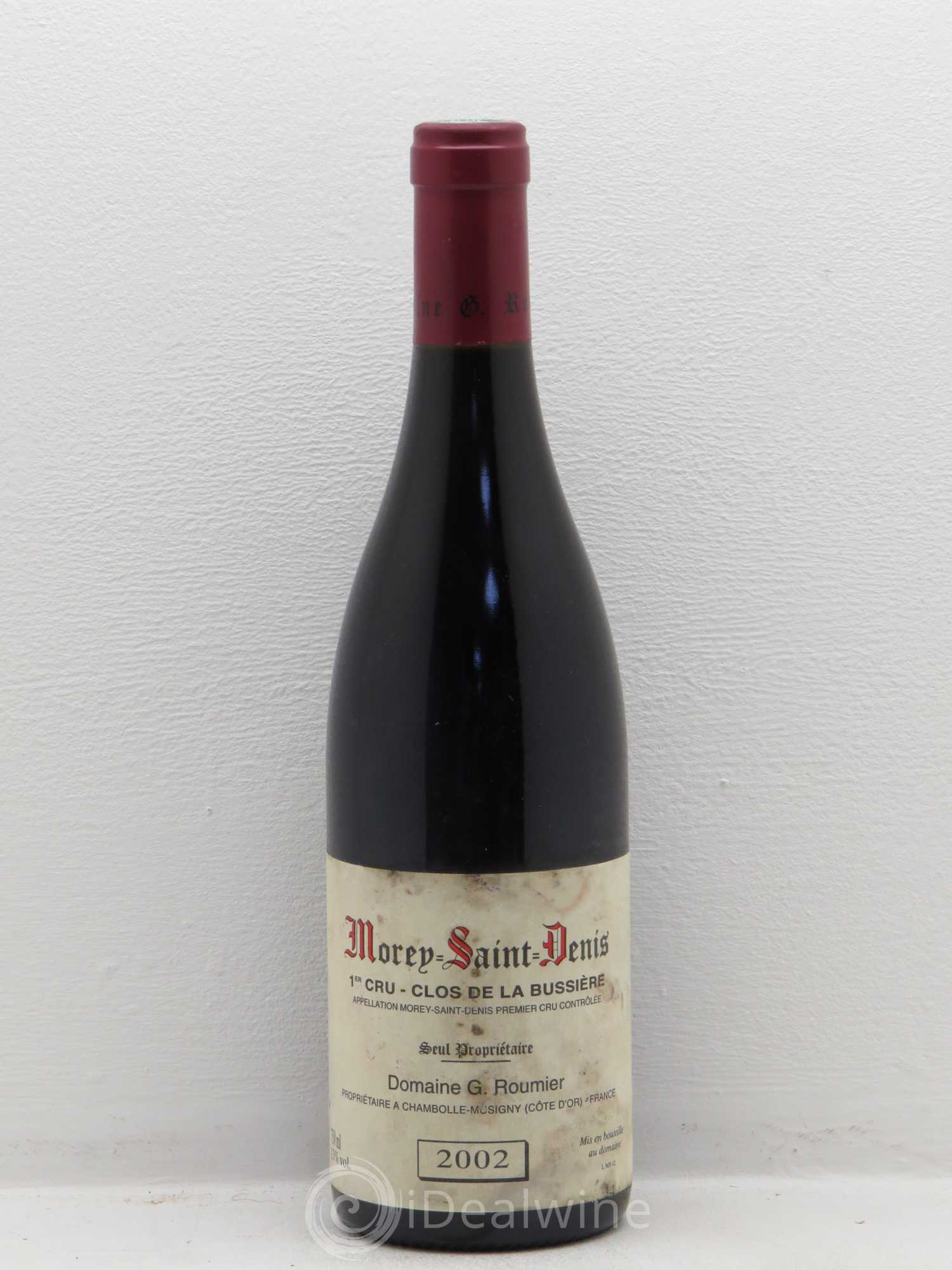 Morey-Saint-Denis 1er Cru Clos de la Bussière Georges Roumier (Domaine) 2002 - Lot de 1 bouteille - 0
