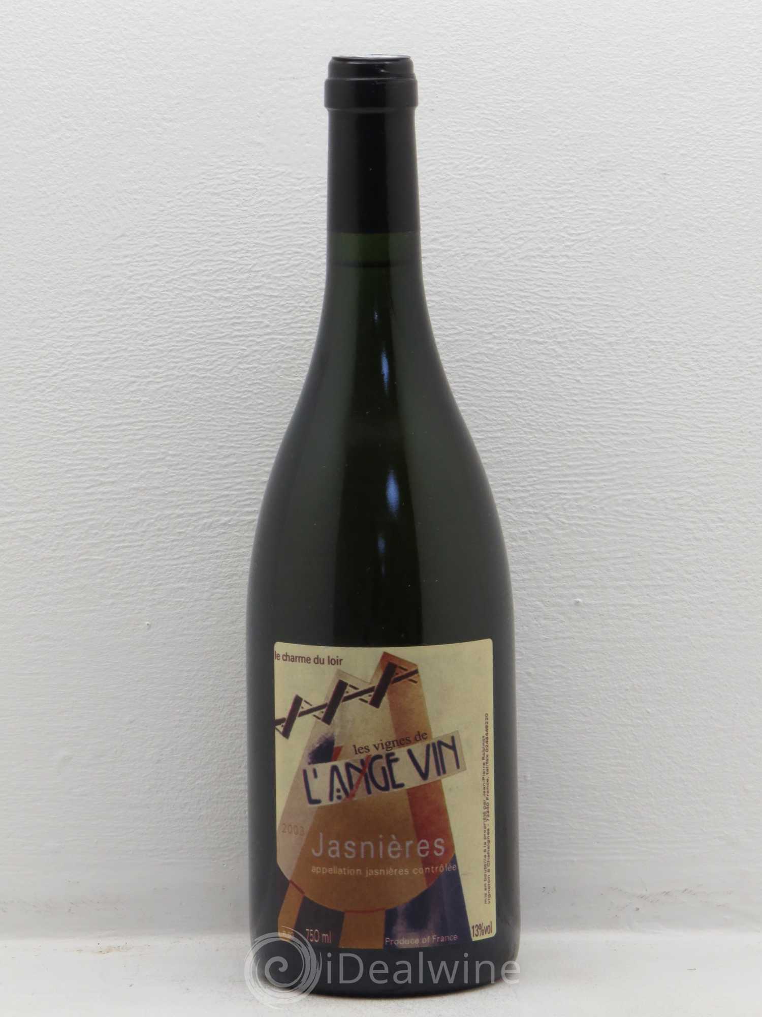 Jasnières Le Charme Du Loir Vignes L'Ange Vin Jean Pierre Robinot 2003 - Posten von 1 Flasche - 0