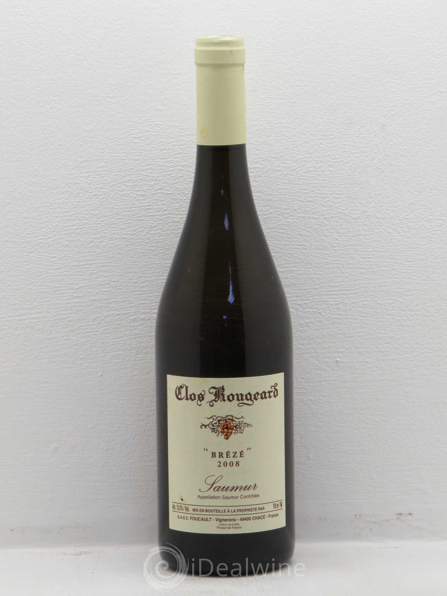 Saumur Brézé Clos Rougeard 2008 - Lot de 1 bouteille - 0