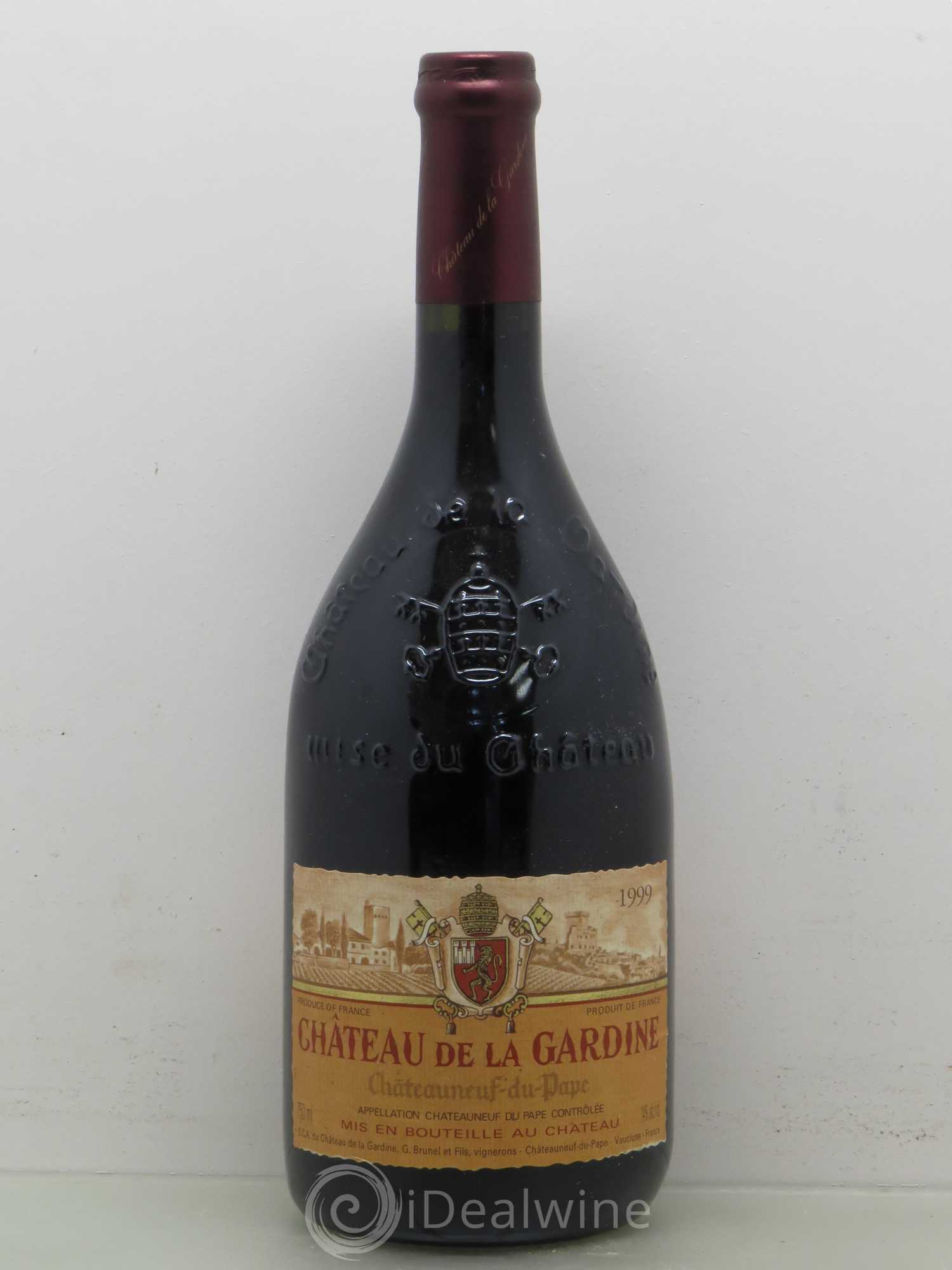 Châteauneuf-du-Pape Château de La Gardine Famille Brunel 1999 - Lot de 1 bouteille - 0