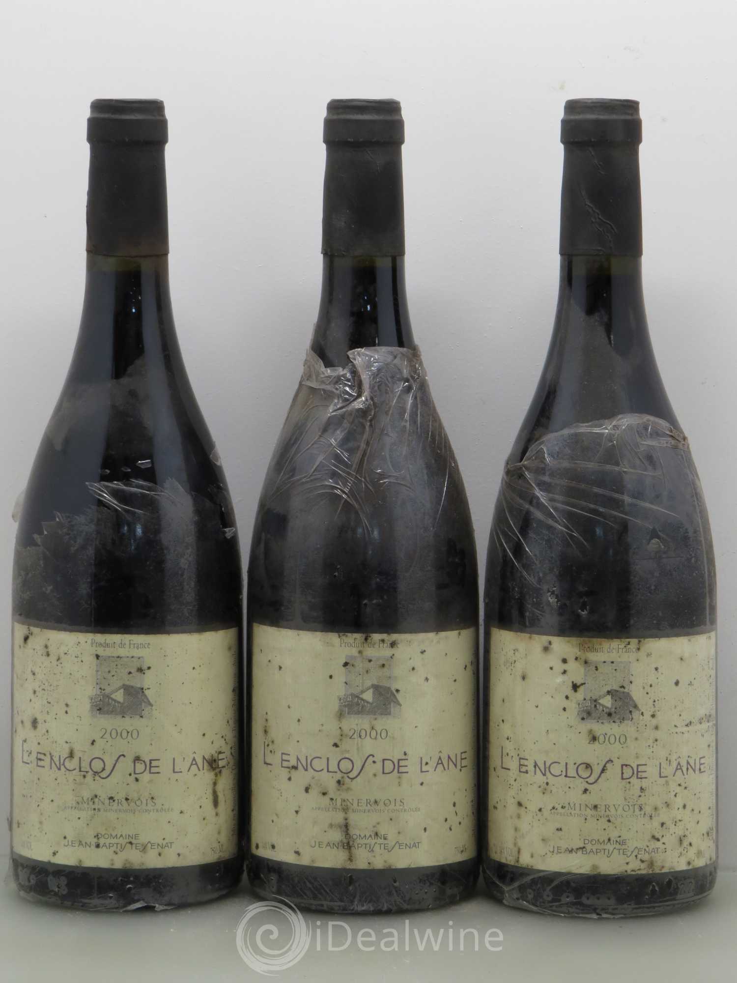 Minervois L'Enclos de l'Ane - Jean Baptiste SENAT 2000 - Posten von 3 Flaschen - 0