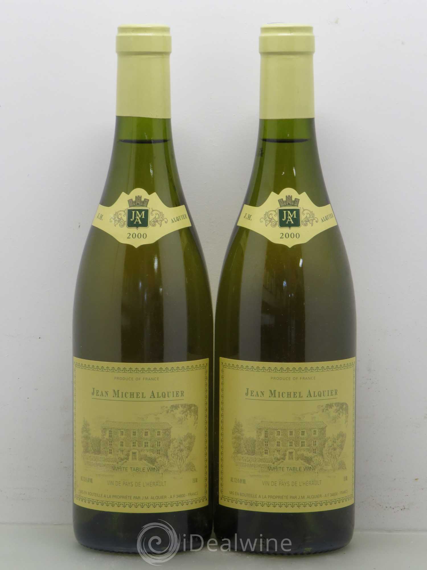 Pays d'Hérault Jean-Michel ALQUIER 2000 - Posten von 2 Flaschen - 0