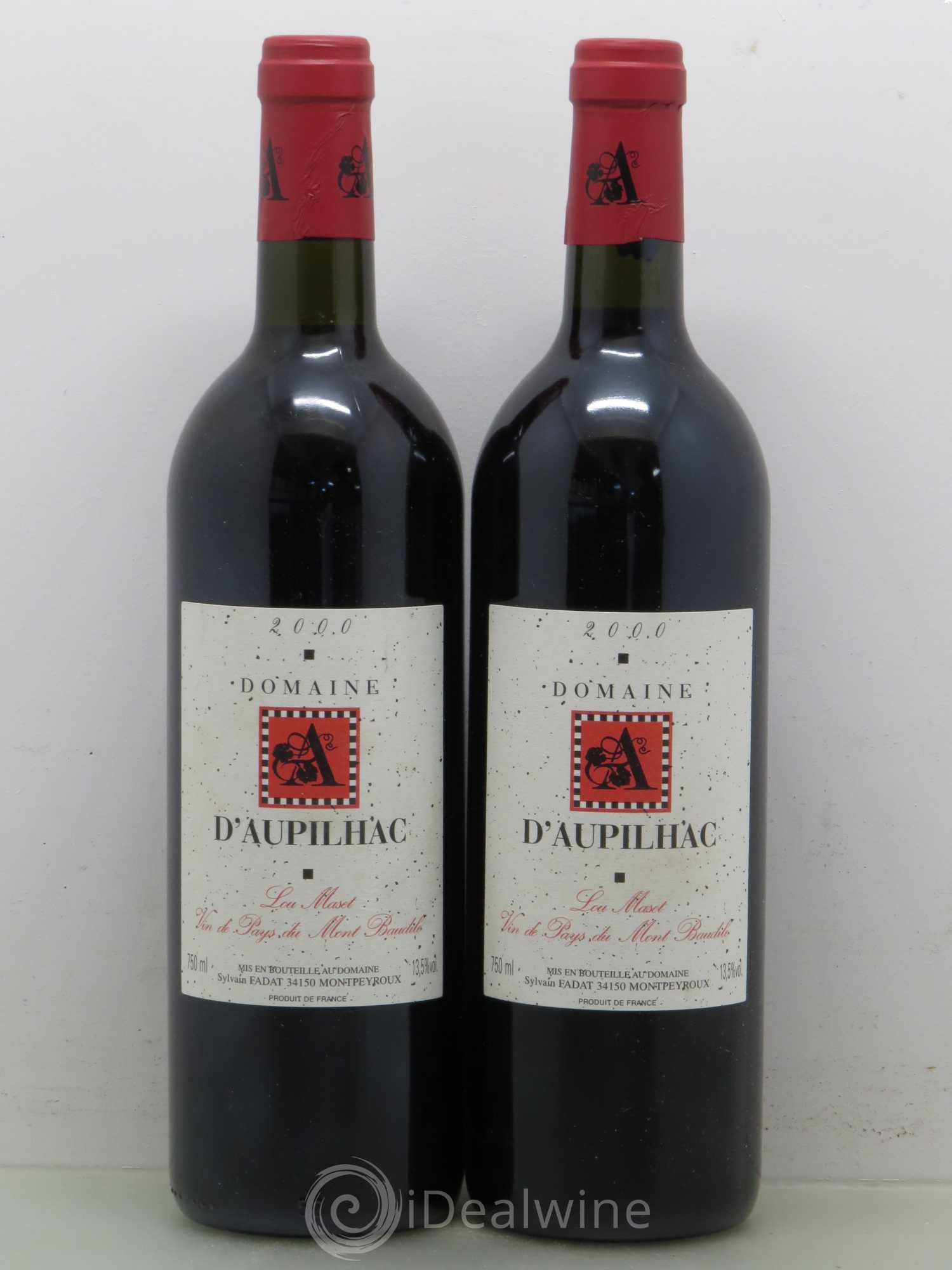 Divers Lou Maset Domaine d'Aupilhac VDP du Mont Baudile 2000 - Lotto di 2 bottiglie - 0