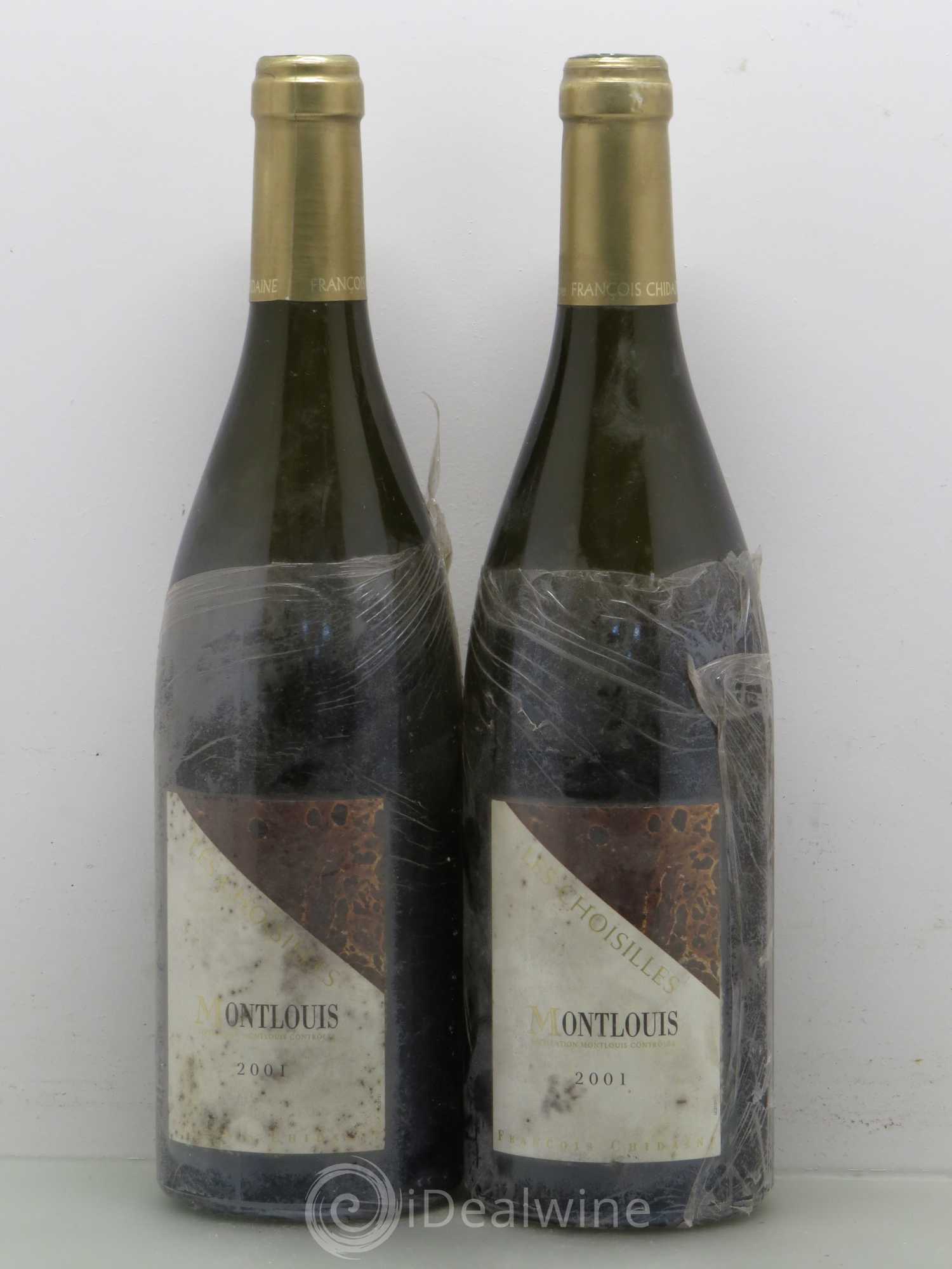 Montlouis-sur-Loire Les Choisilles François Chidaine 2001 - Lot de 2 bouteilles - 0