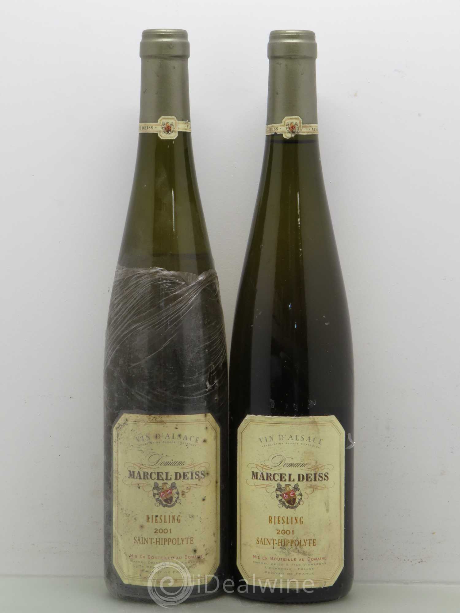 Riesling Saint Hippolyte - Marcel DEISS 2001 - Lotto di 2 bottiglie - 0