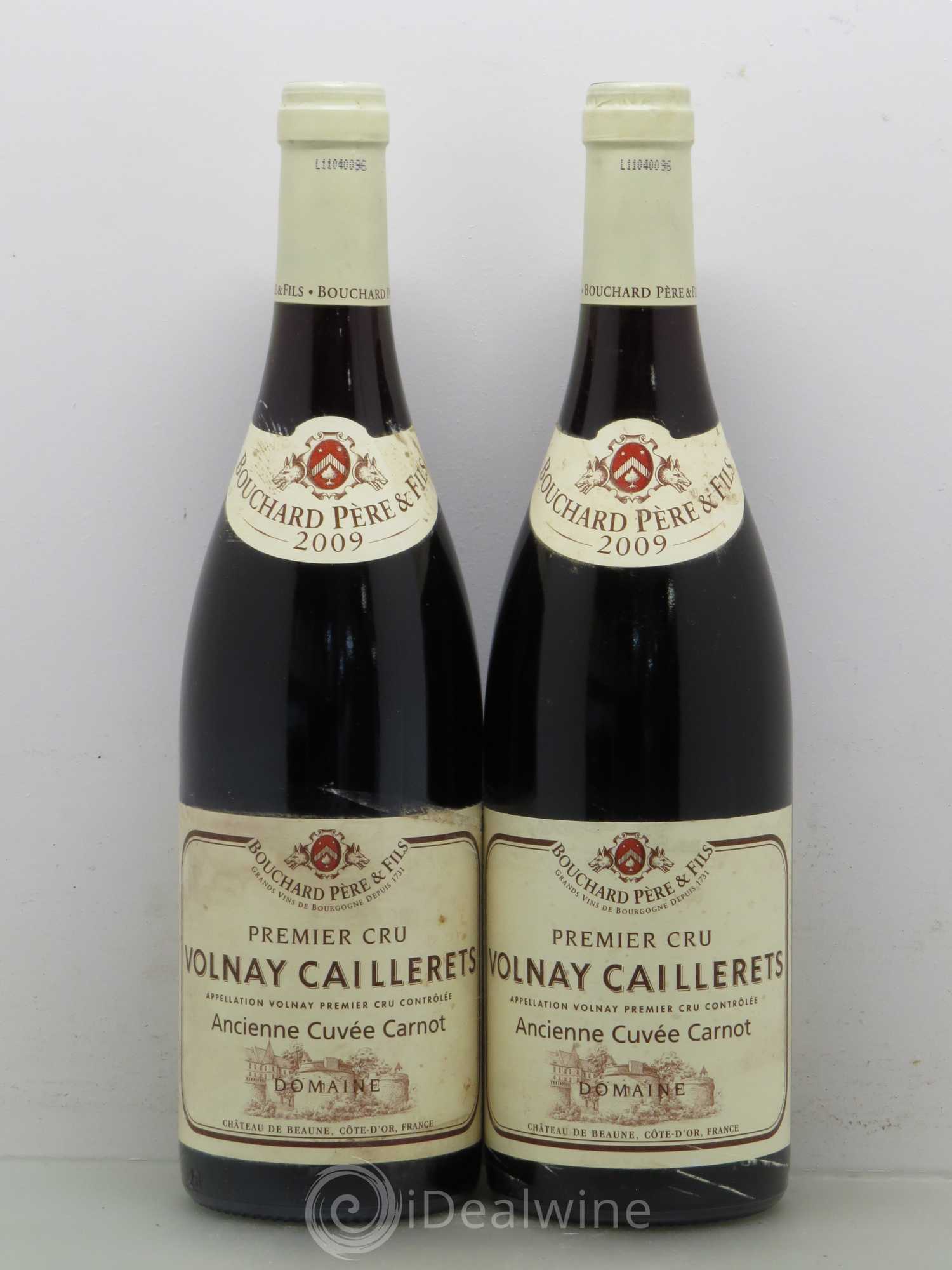 Volnay 1er Cru Caillerets - Ancienne Cuvée Carnot Bouchard Père & Fils 2009 - Lot de 2 bouteilles - 0