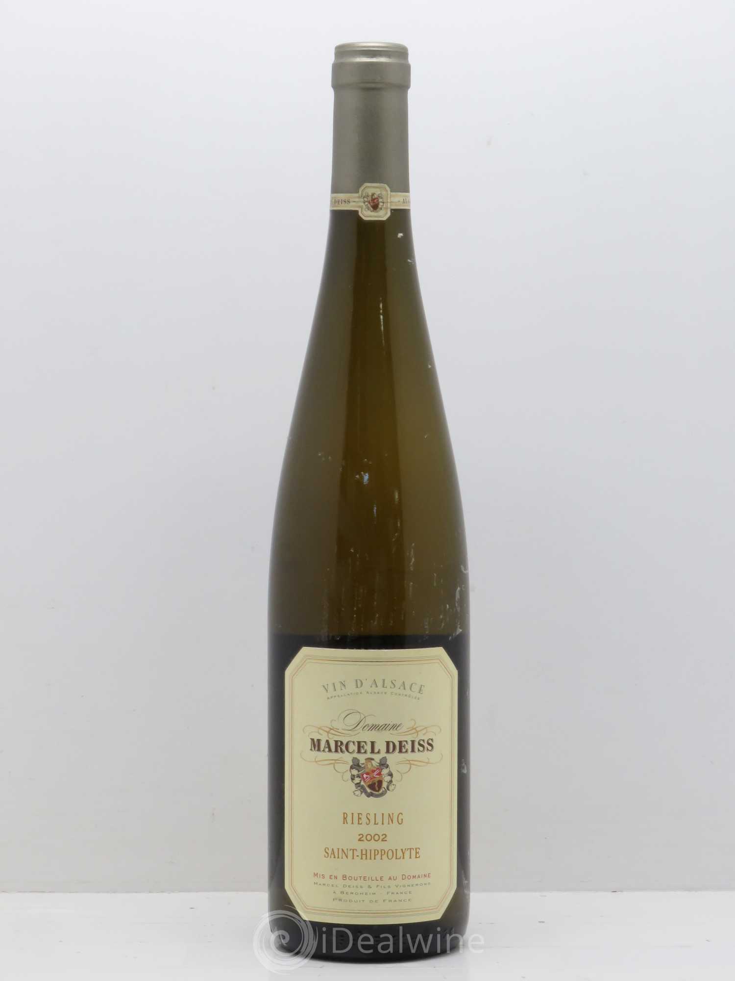 Riesling Saint Hippolyte Marcel Deiss 2002 - Posten von 1 Flasche - 0