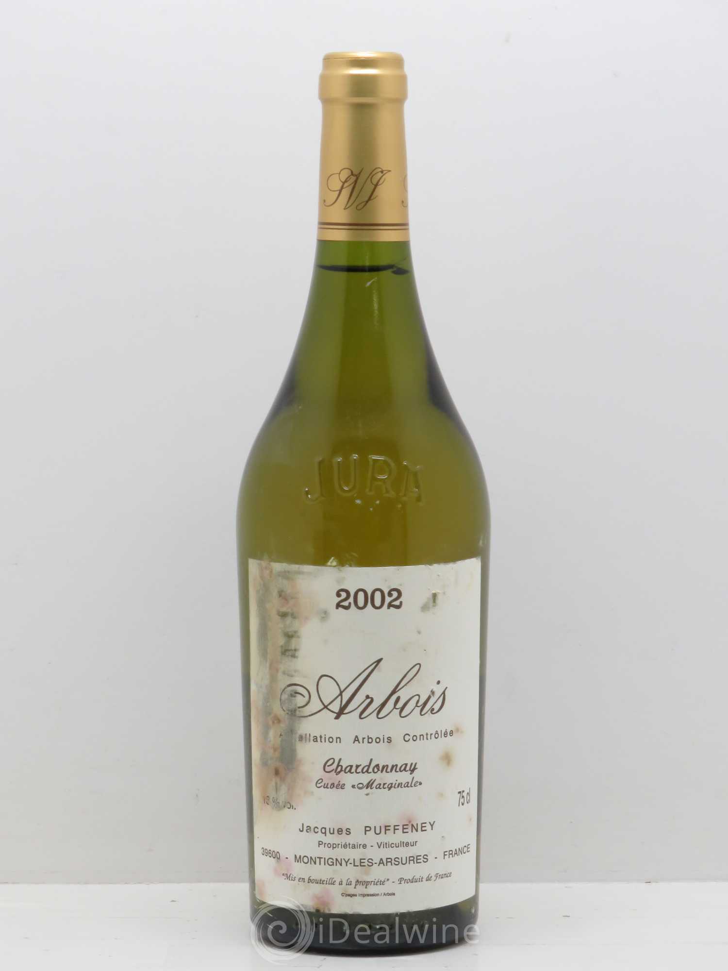 Arbois Puffeney Chardonnay Cuvée Marginale 2002 - Posten von 1 Flasche - 0