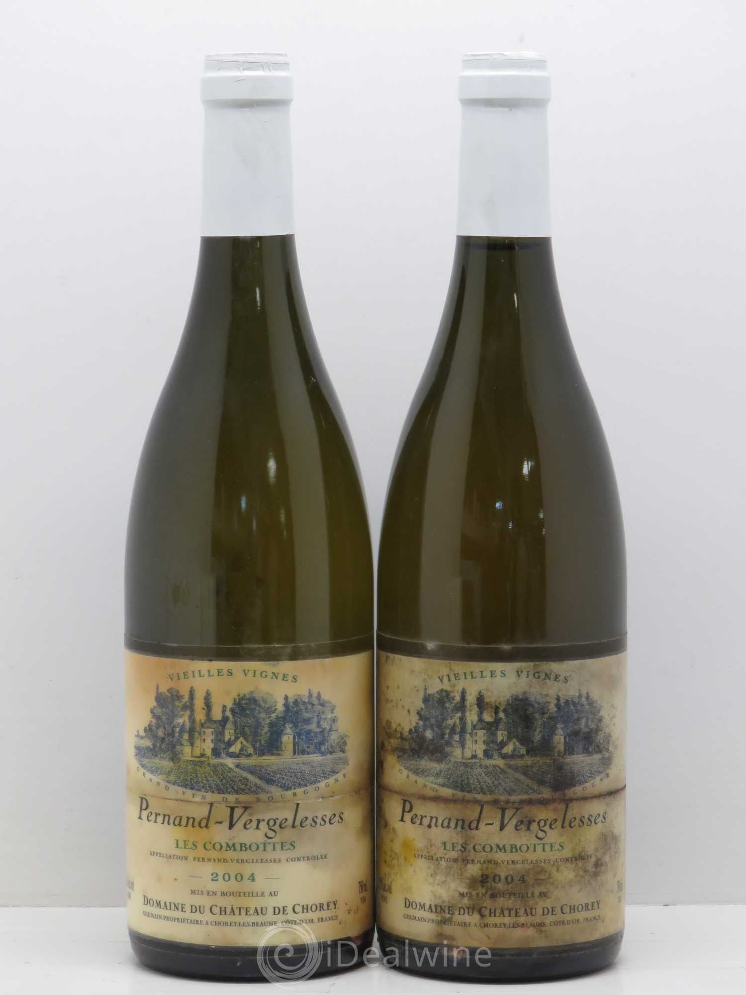 Pernand-Vergelesses 1er Cru Château De Chorey Les Combottes Vieilles Vignes 2004 - Posten von 2 Flaschen - 0