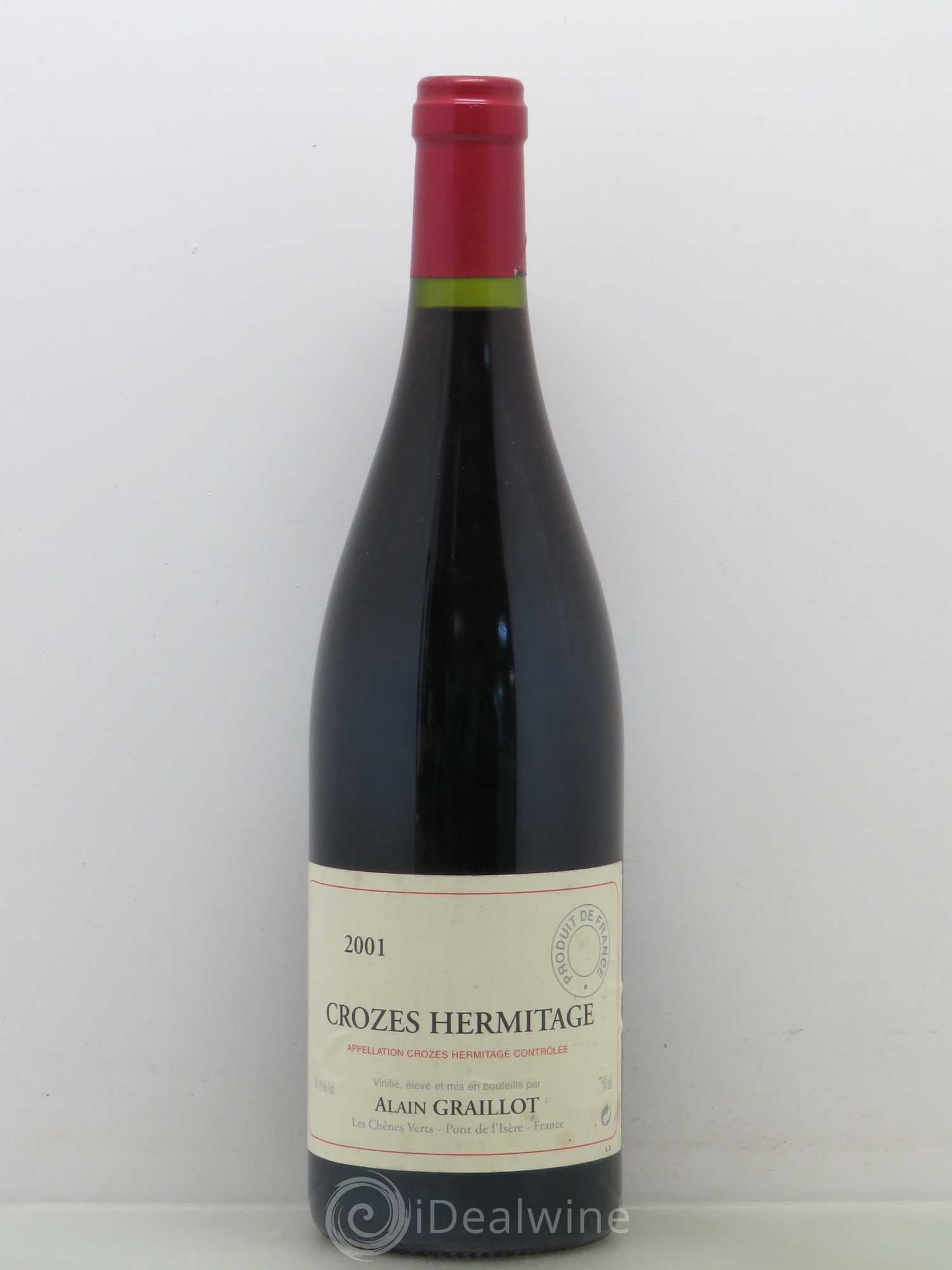 Crozes-Hermitage Domaine Graillot 2001 - Lot de 1 bouteille - 0