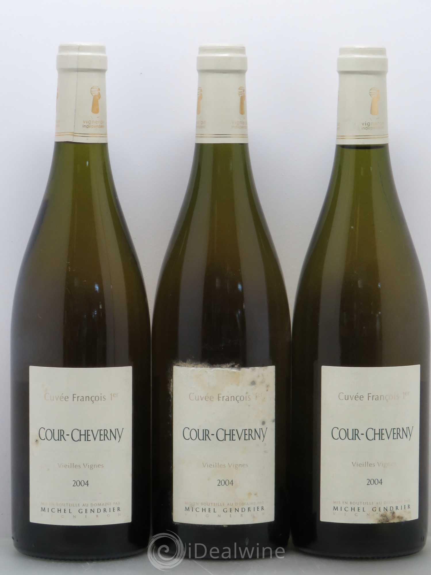 IGP Val de Loire Cour Cheverny - Domaine des Huards Cuvée François 1er Vieilles Vignes 2004 - Lot de 3 bouteilles - 0