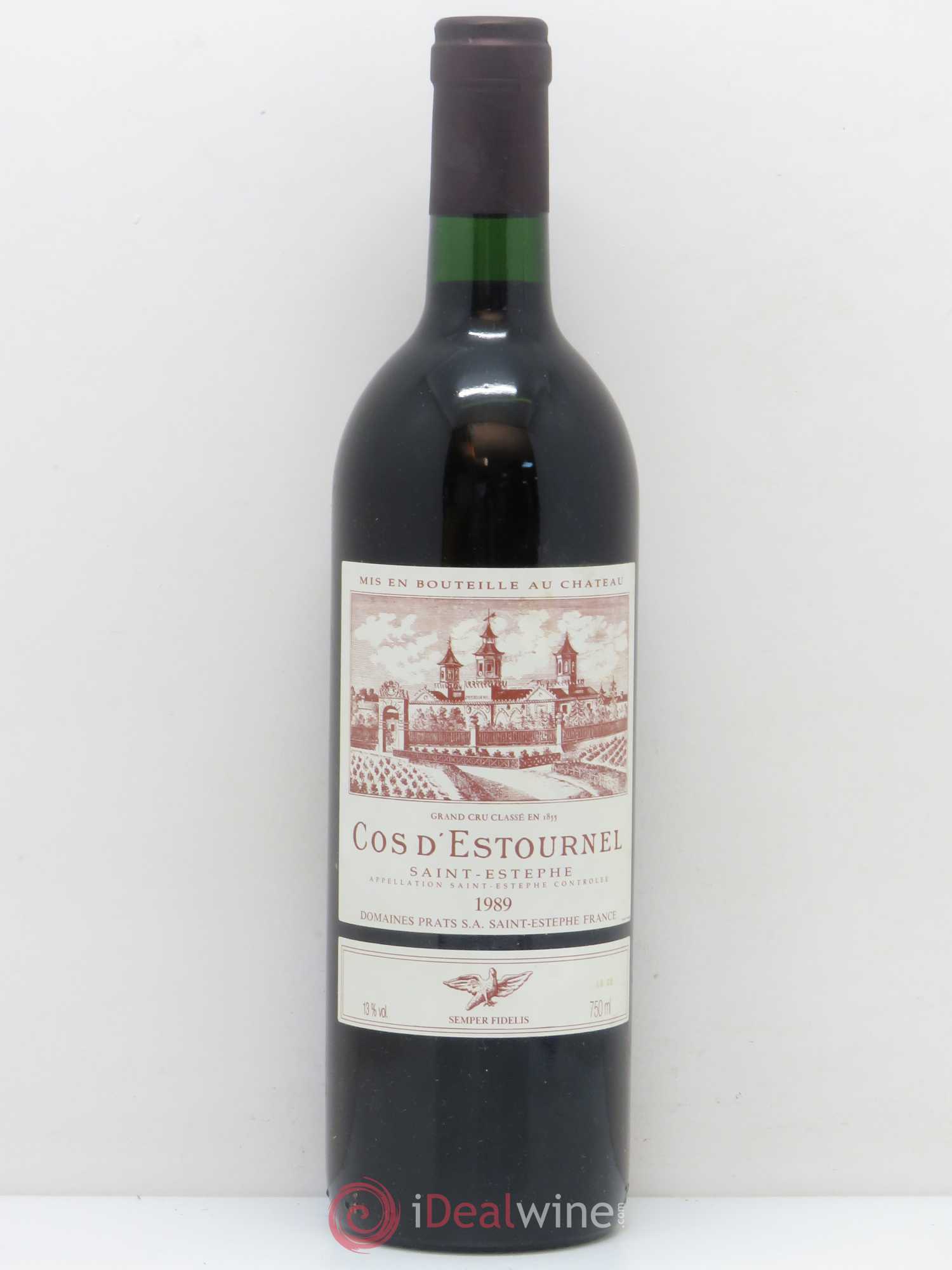 Cos d'Estournel 2ème Grand Cru Classé 1989 - Lot de 1 bouteille - 0