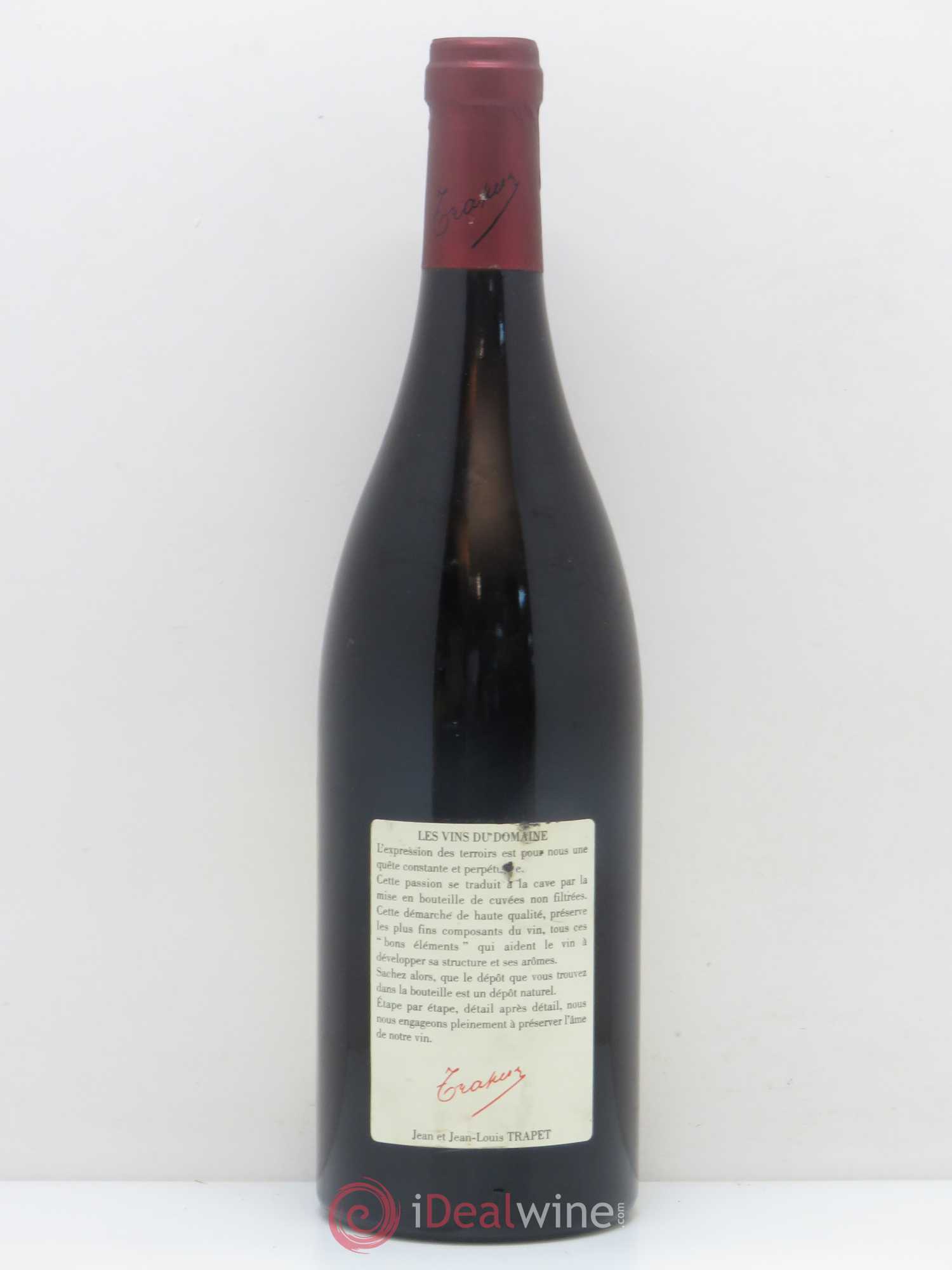 Chapelle-Chambertin Grand Cru Domaine Trapet 2001 - Lot de 1 bouteille - 1