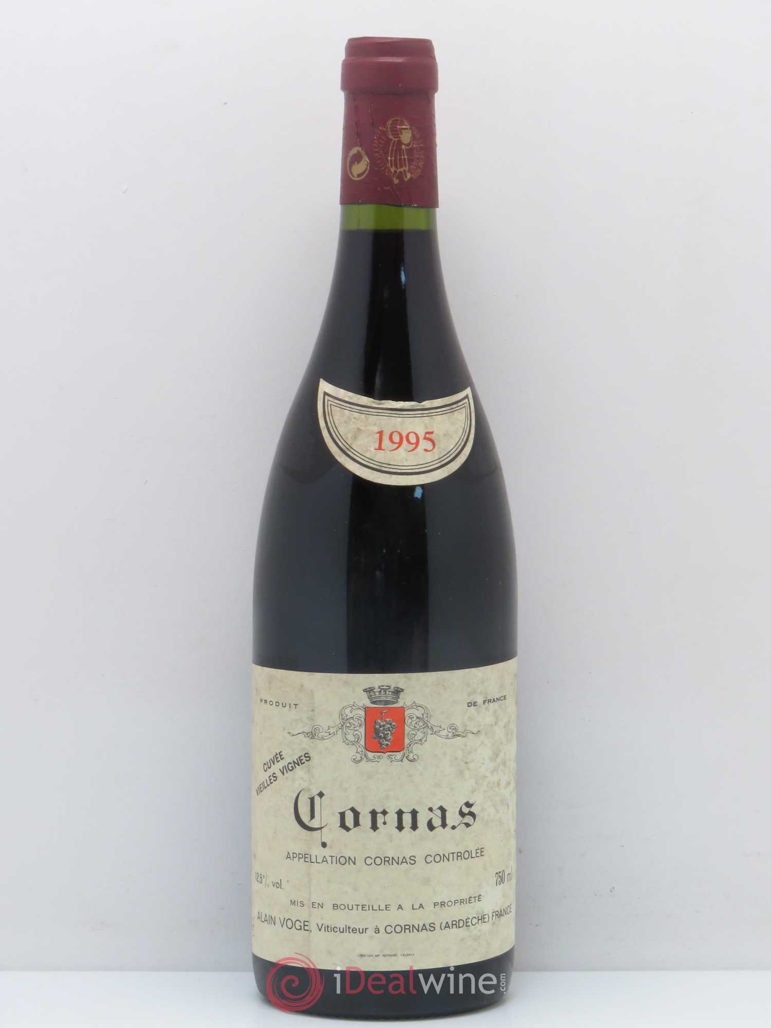 Cornas Les Vieilles Vignes Alain Voge (Domaine) 1995 - Lot de 1 bouteille - 0