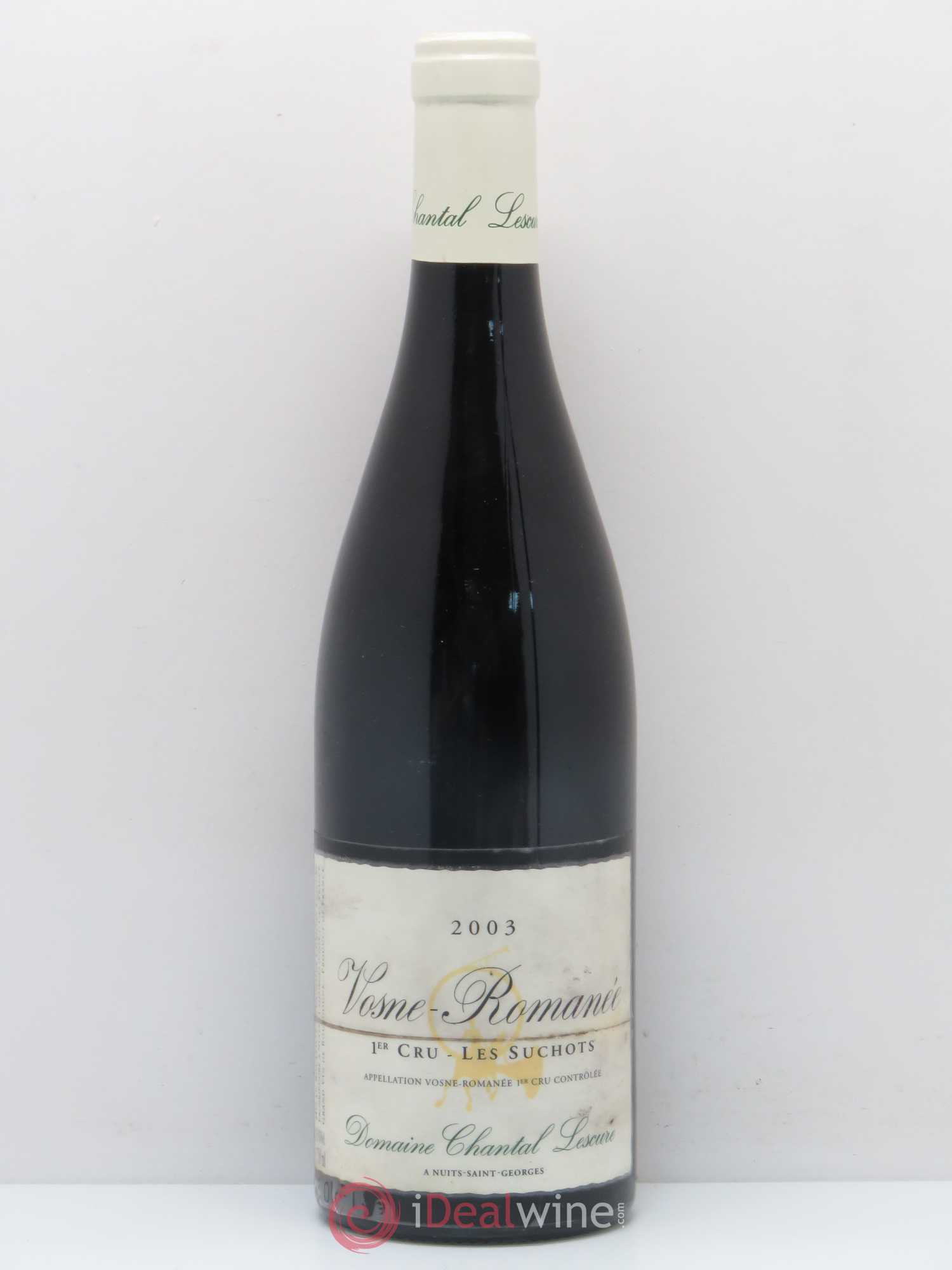 Vosne-Romanée 1er Cru Les Suchots Chantal Lescure 2003 - Lot de 1 bouteille - 0
