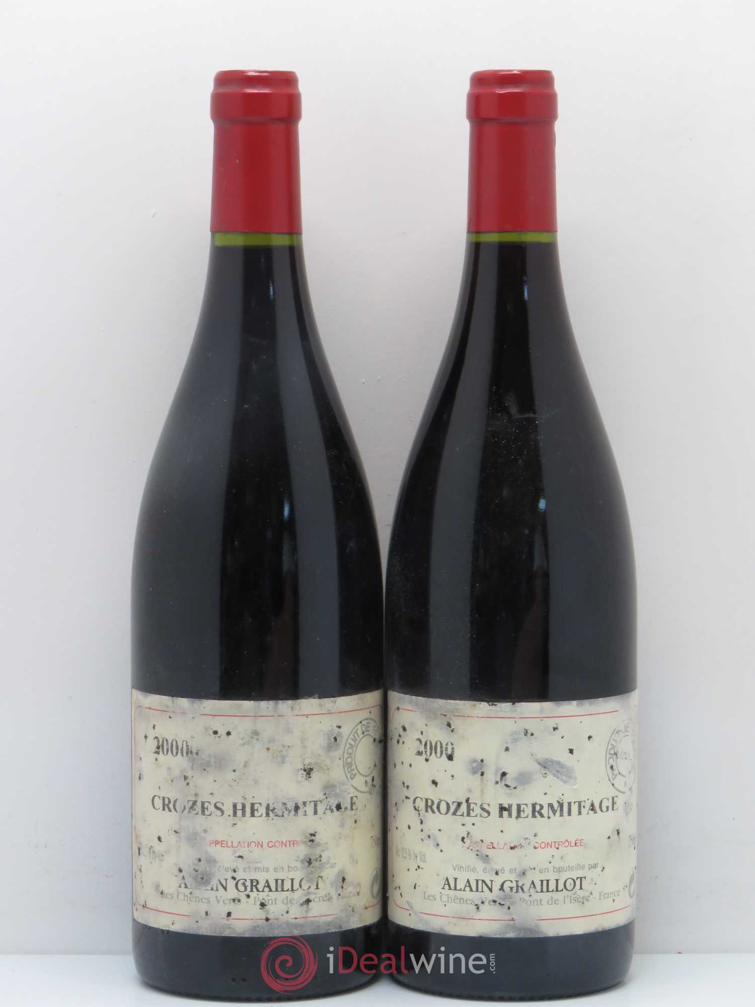 Crozes-Hermitage Domaine Graillot 2000 - Lot de 2 bouteilles - 0