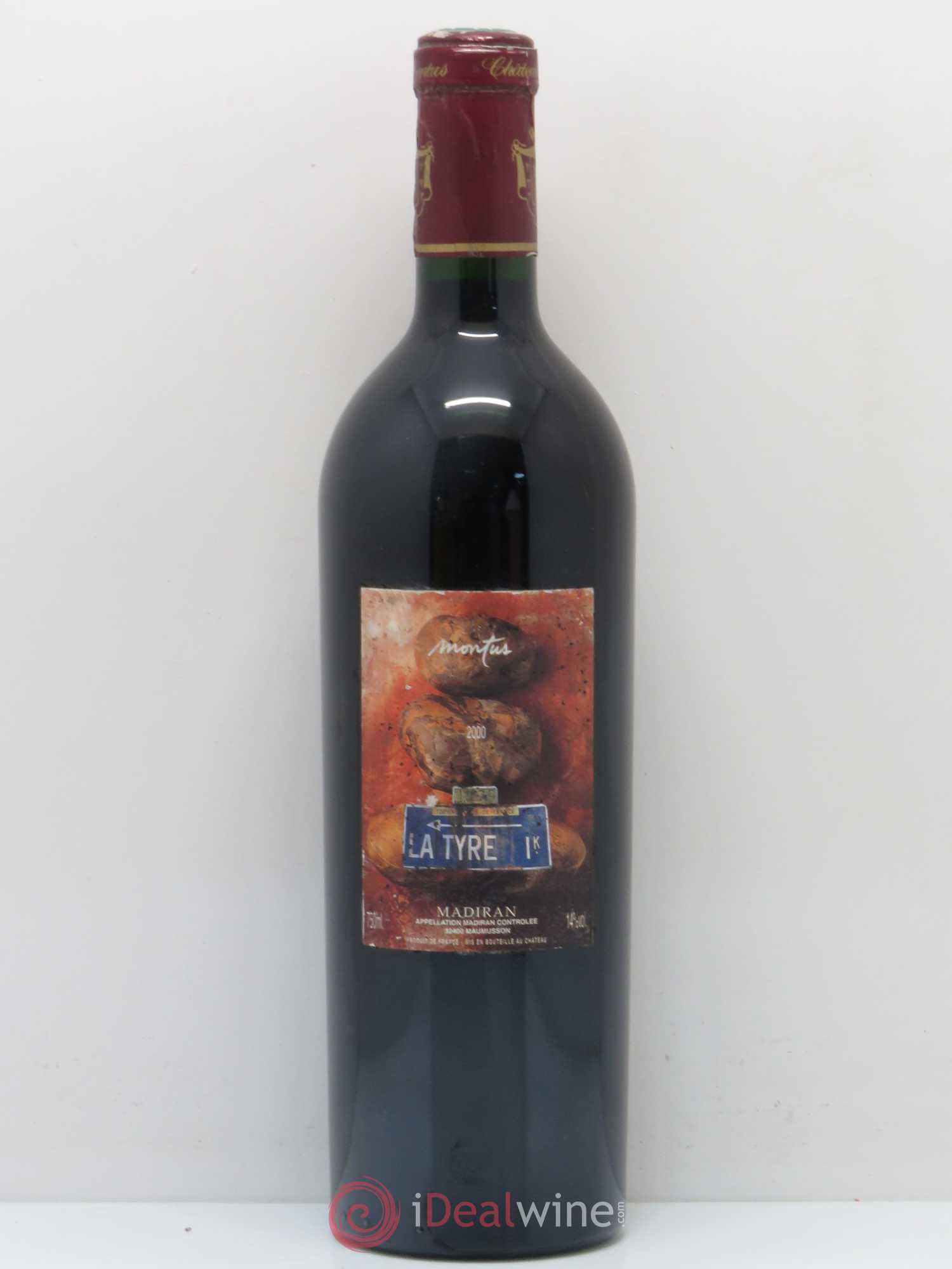 Madiran Château Montus-La Tyre Alain Brumont 2000 - Lot de 1 bouteille - 0