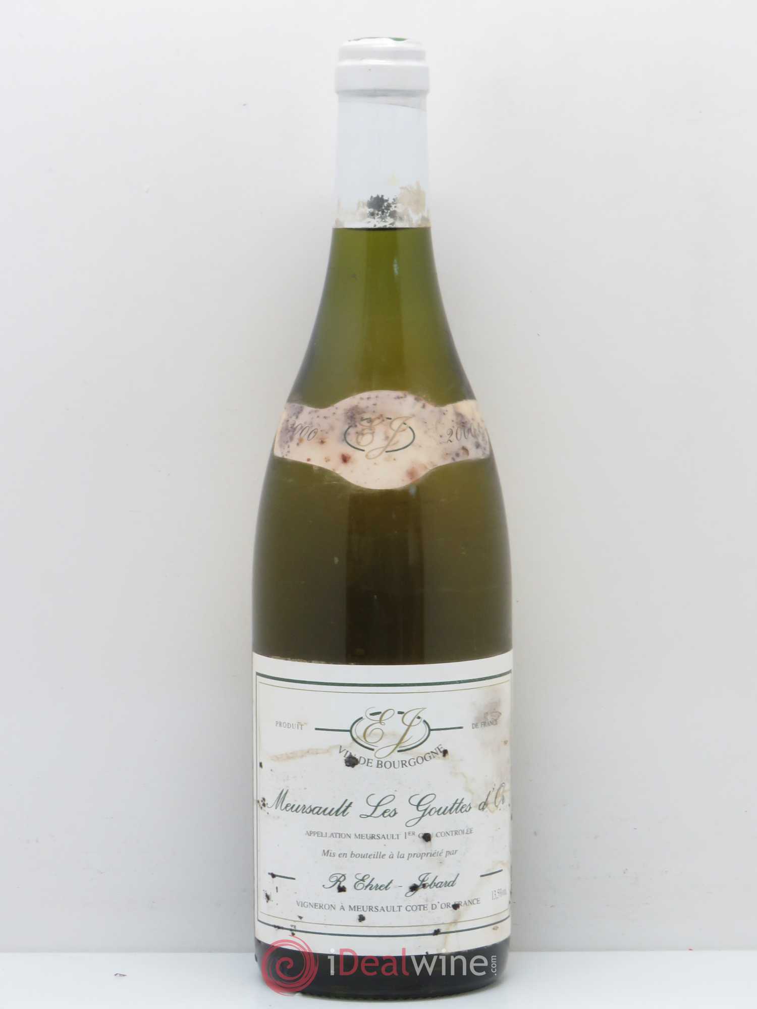 Meursault 1er Cru Les Gouttes D'Or Ehret Jobard 2000 - Posten von 1 Flasche - 0