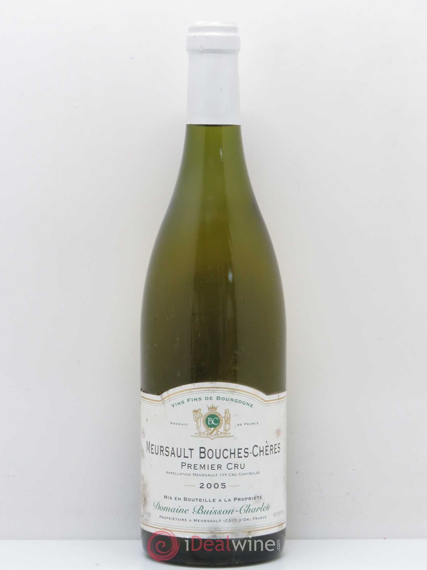 Meursault 1er Cru Bouches Chères - Domaine Buisson Charles 2005 - Posten von 1 Flasche - 0