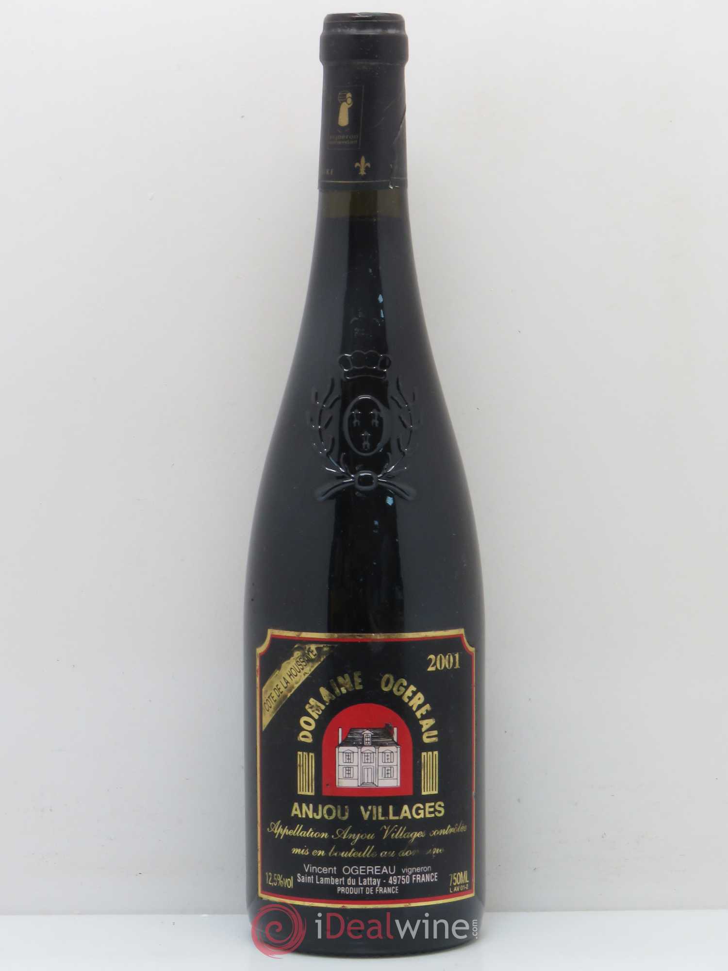 Anjou Côte de La Houssaye Vincent Ogereau 2001 - Posten von 1 Flasche - 0